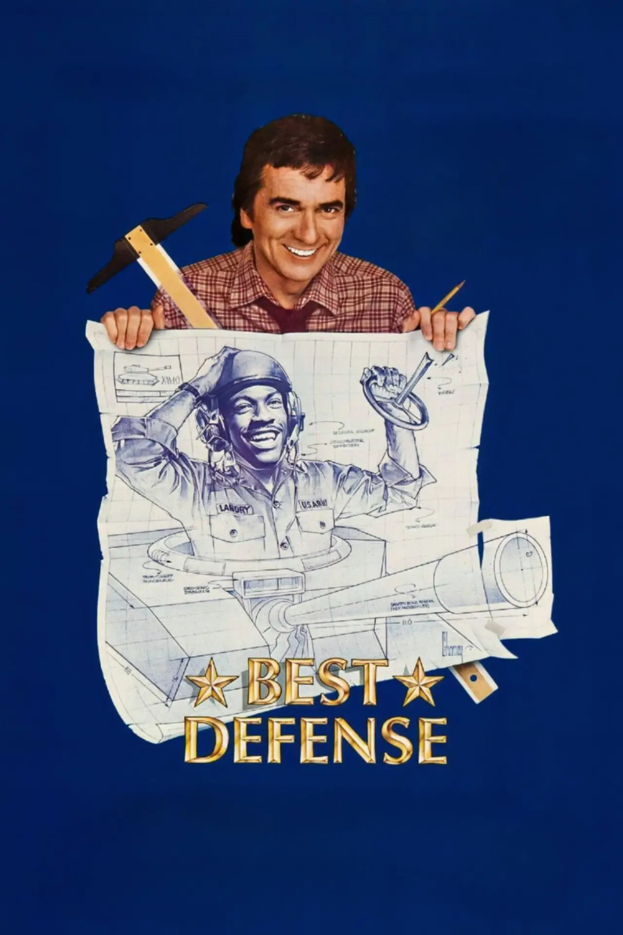 Plakat filmowy "Najlepszą obroną jest atak"