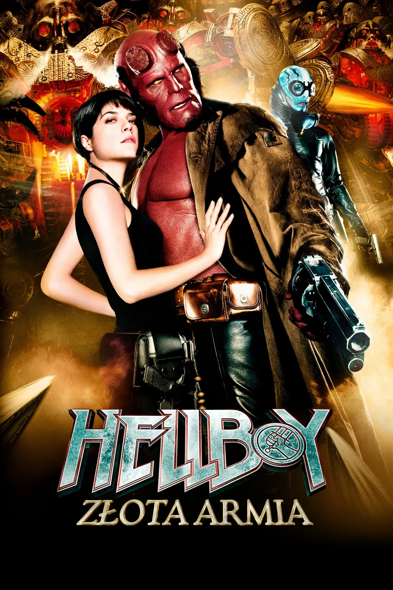 Plakat filmowy "Hellboy: Złota Armia"