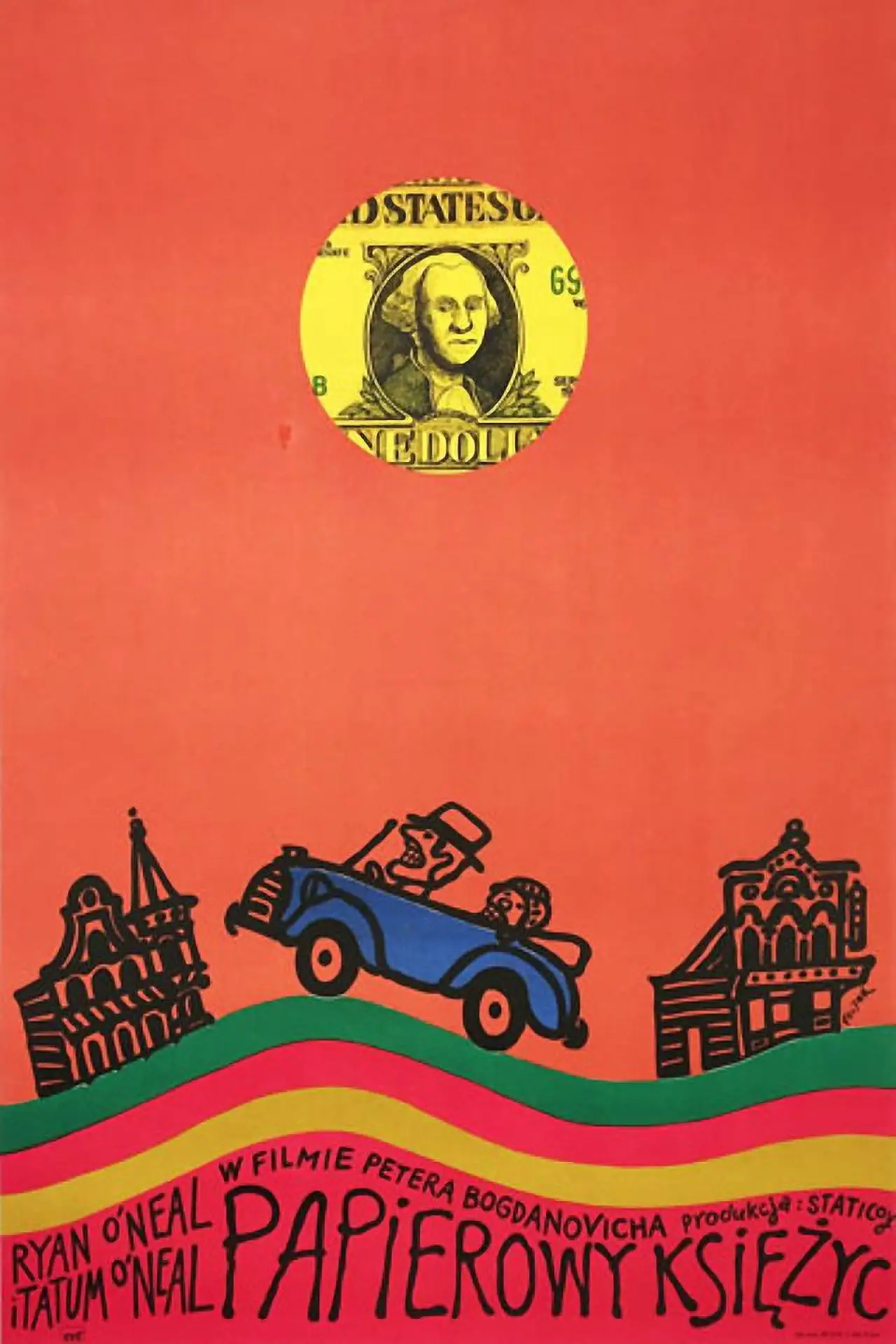 Plakat filmowy "Papierowy księżyc"