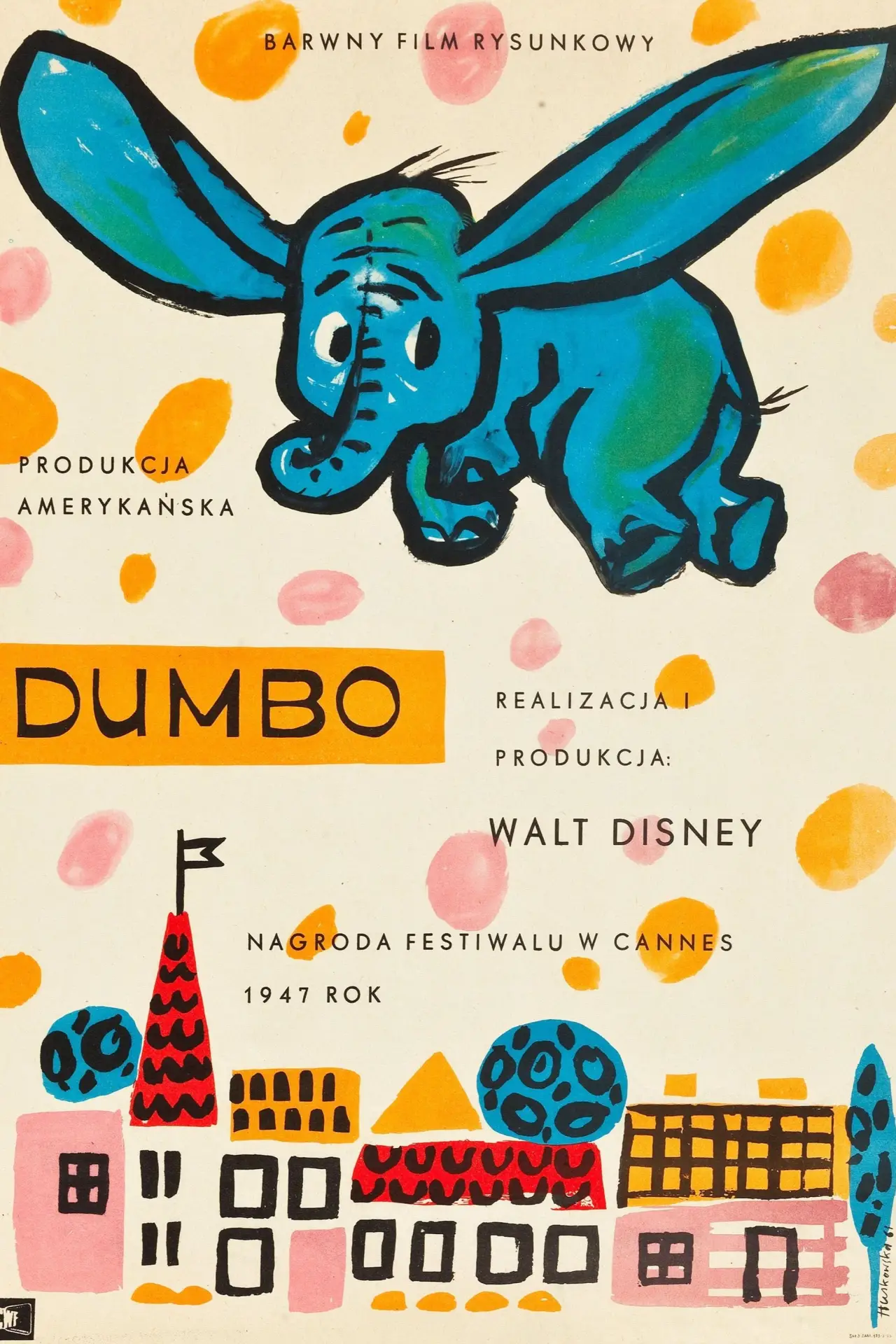 Plakat filmowy "Dumbo"