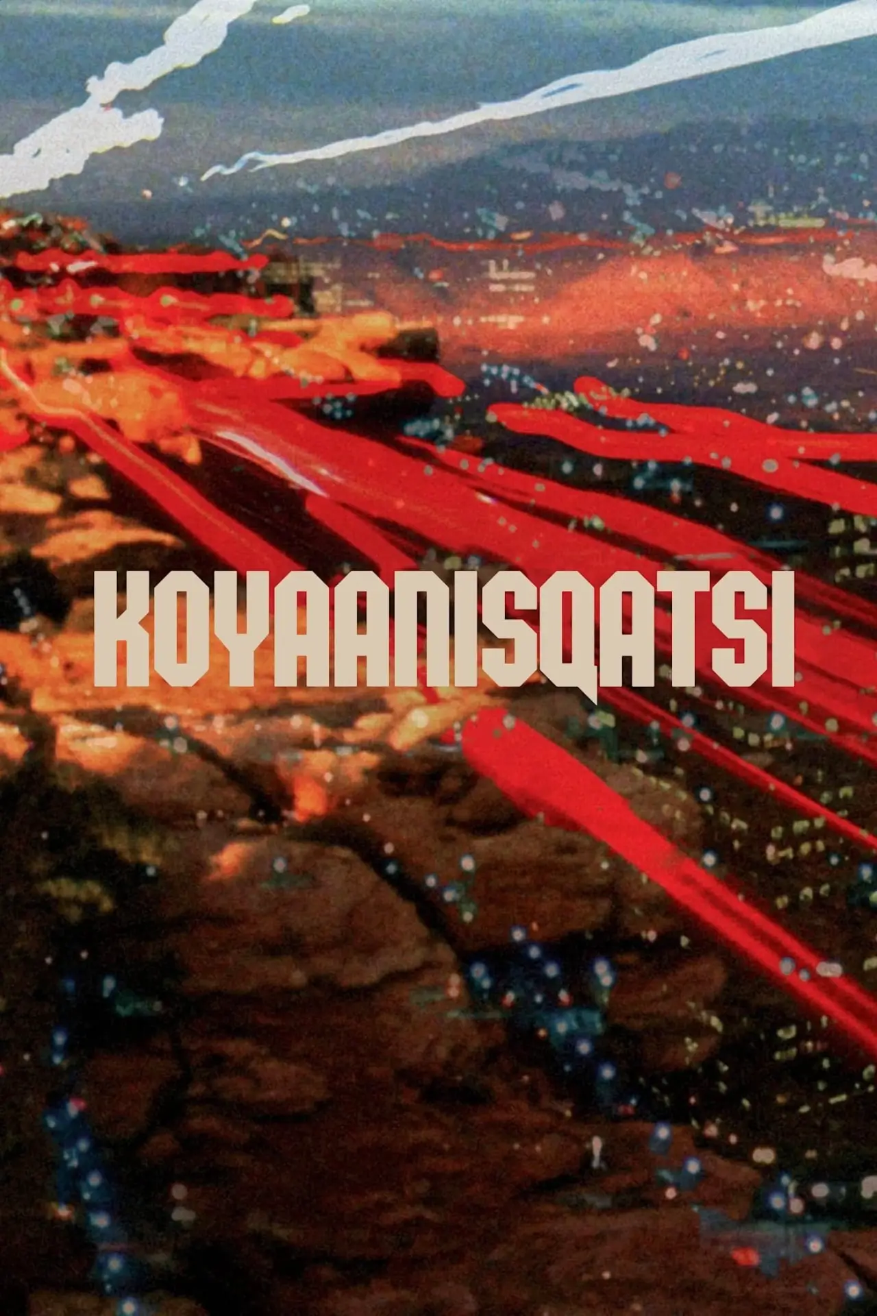 Plakat filmowy "Koyaanisqatsi"