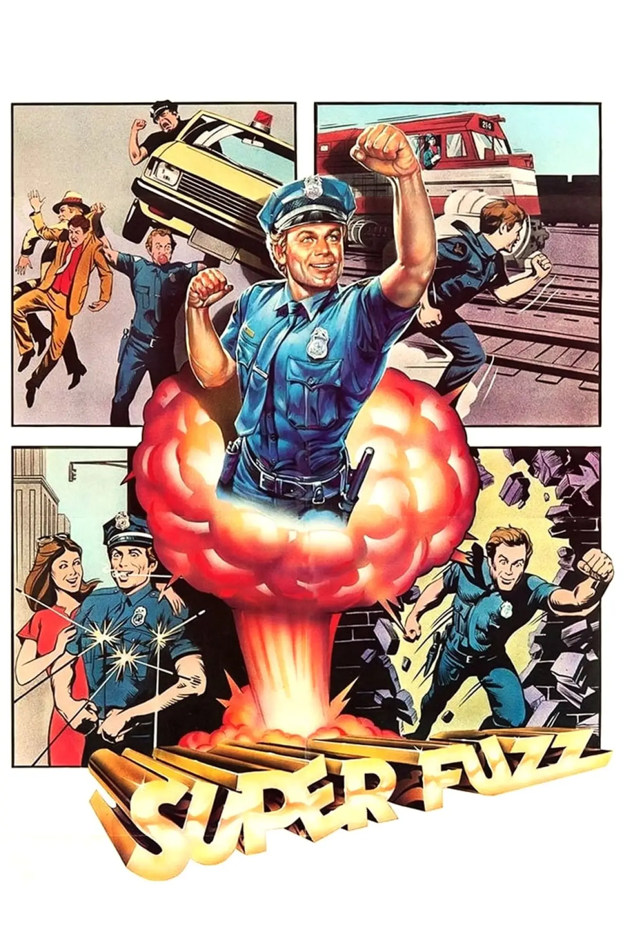 Plakat filmowy "Atomowy Glina"
