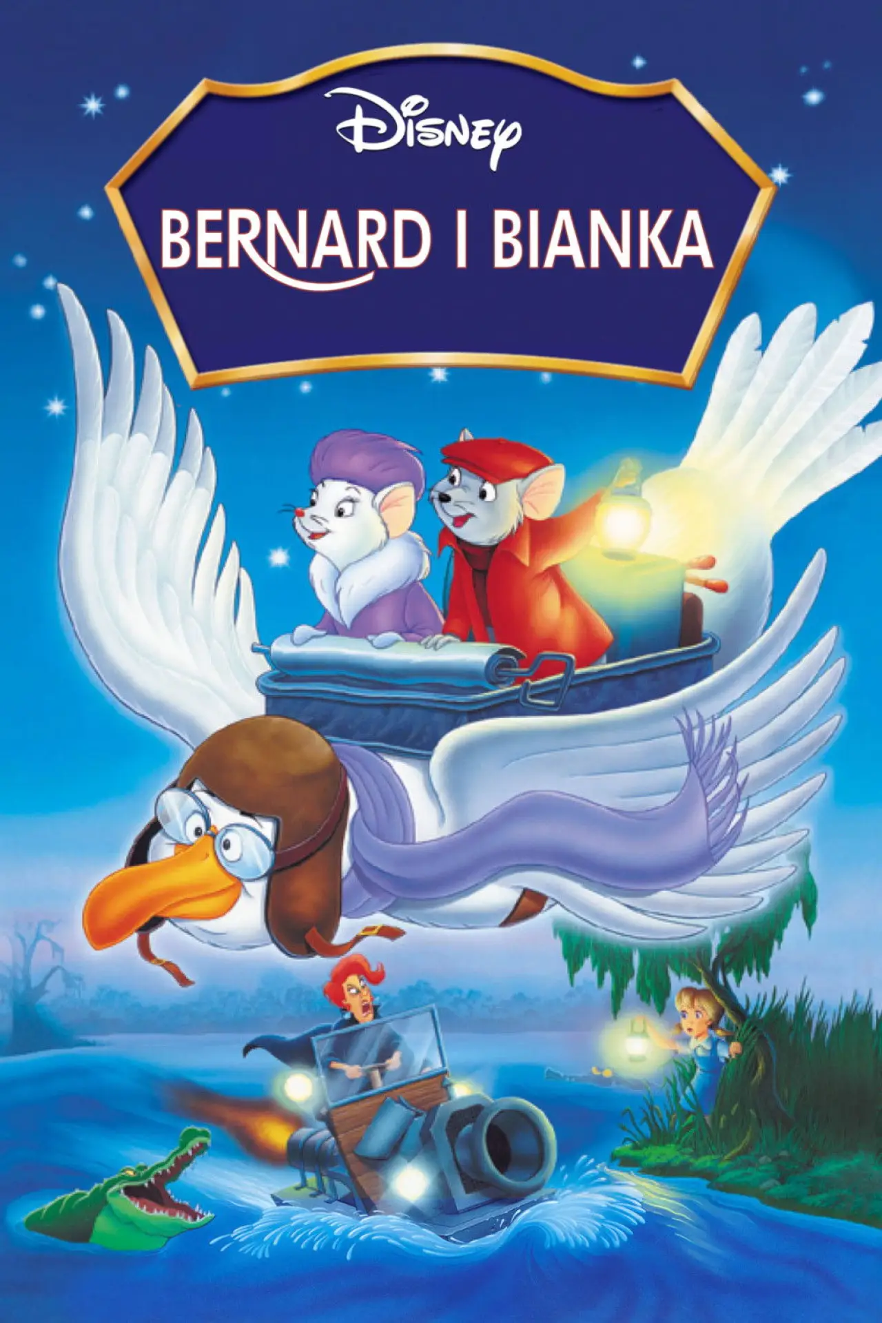 Plakat filmowy "Bernard i Bianka"