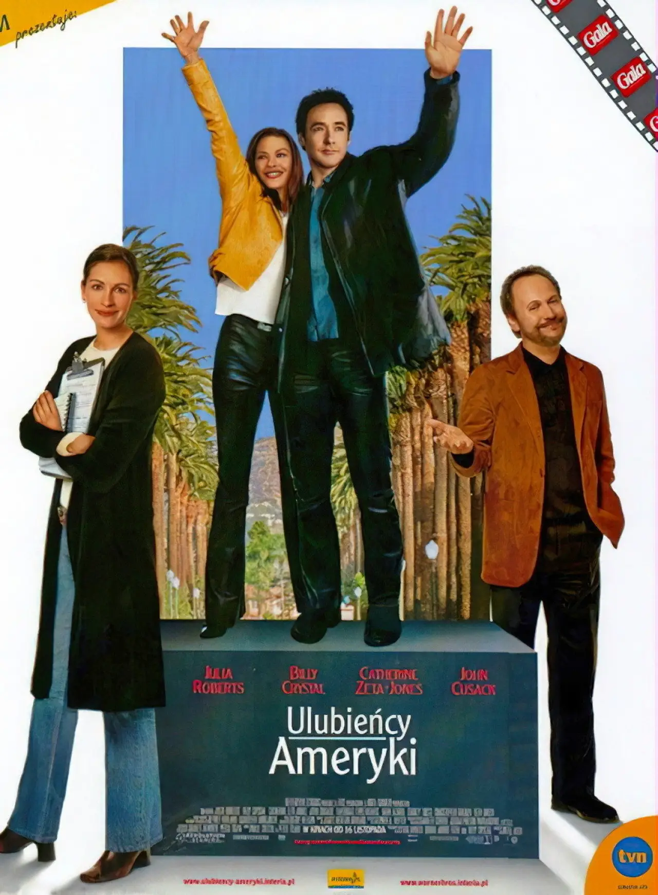 Plakat filmowy "Ulubieńcy Ameryki"
