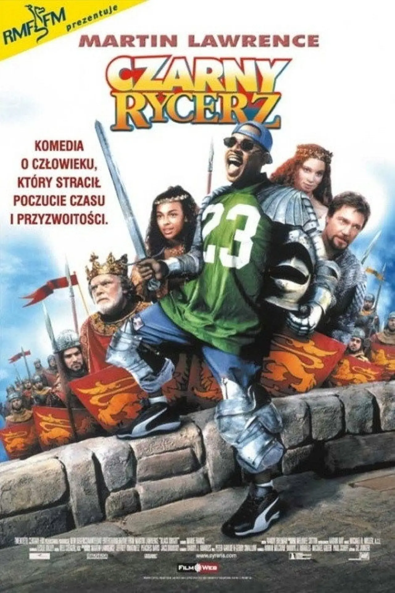Plakat filmowy "Czarny rycerz"