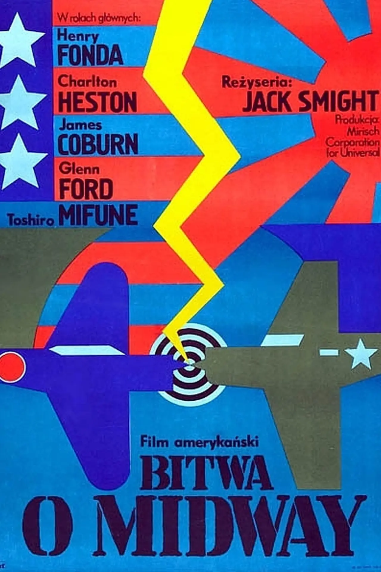 Plakat filmowy "Bitwa o Midway"