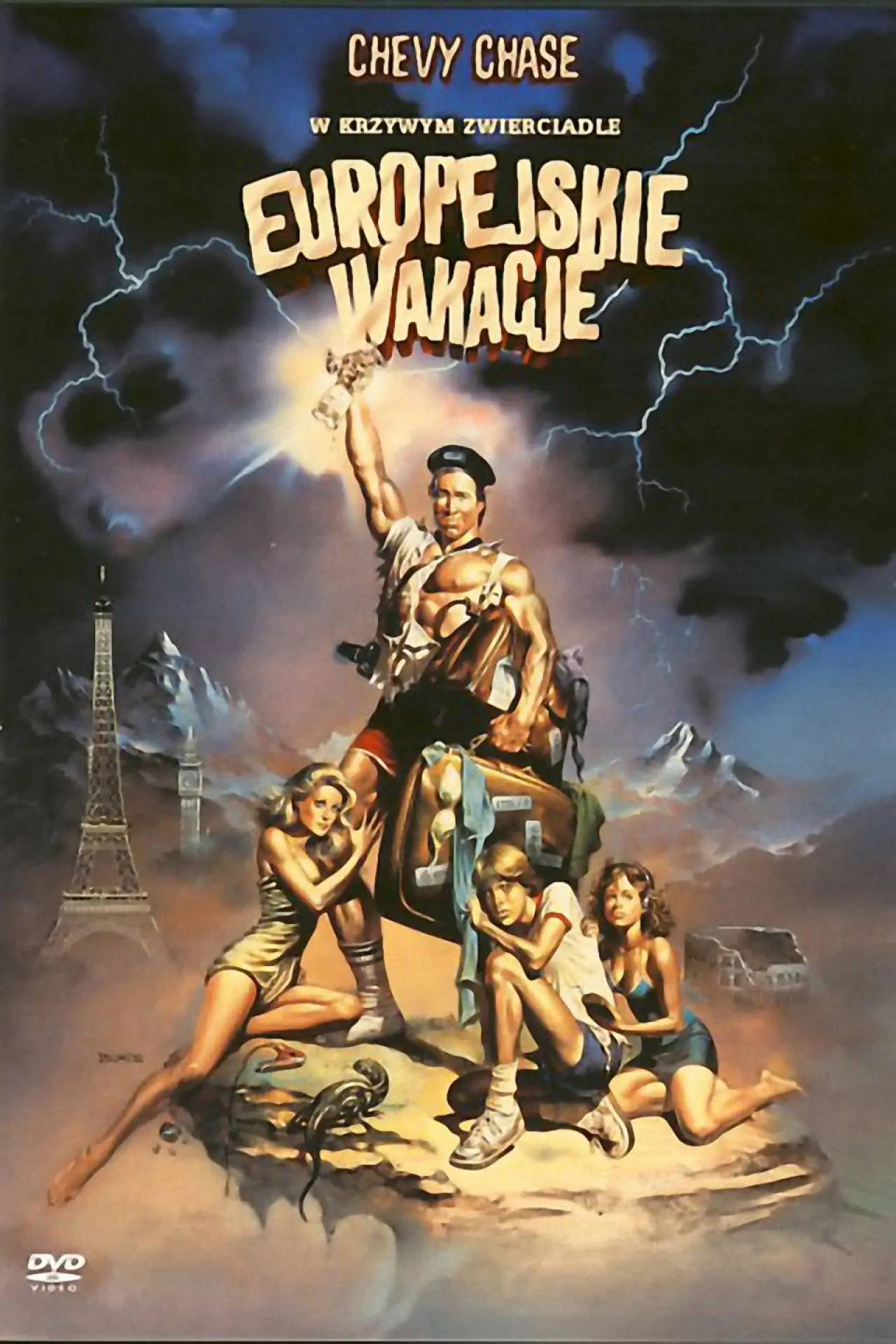 Plakat filmowy "W krzywym zwierciadle: Europejskie wakacje"