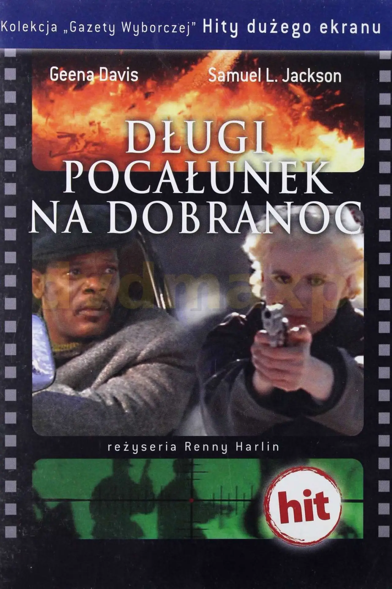 Plakat filmowy "Długi pocałunek na dobranoc"