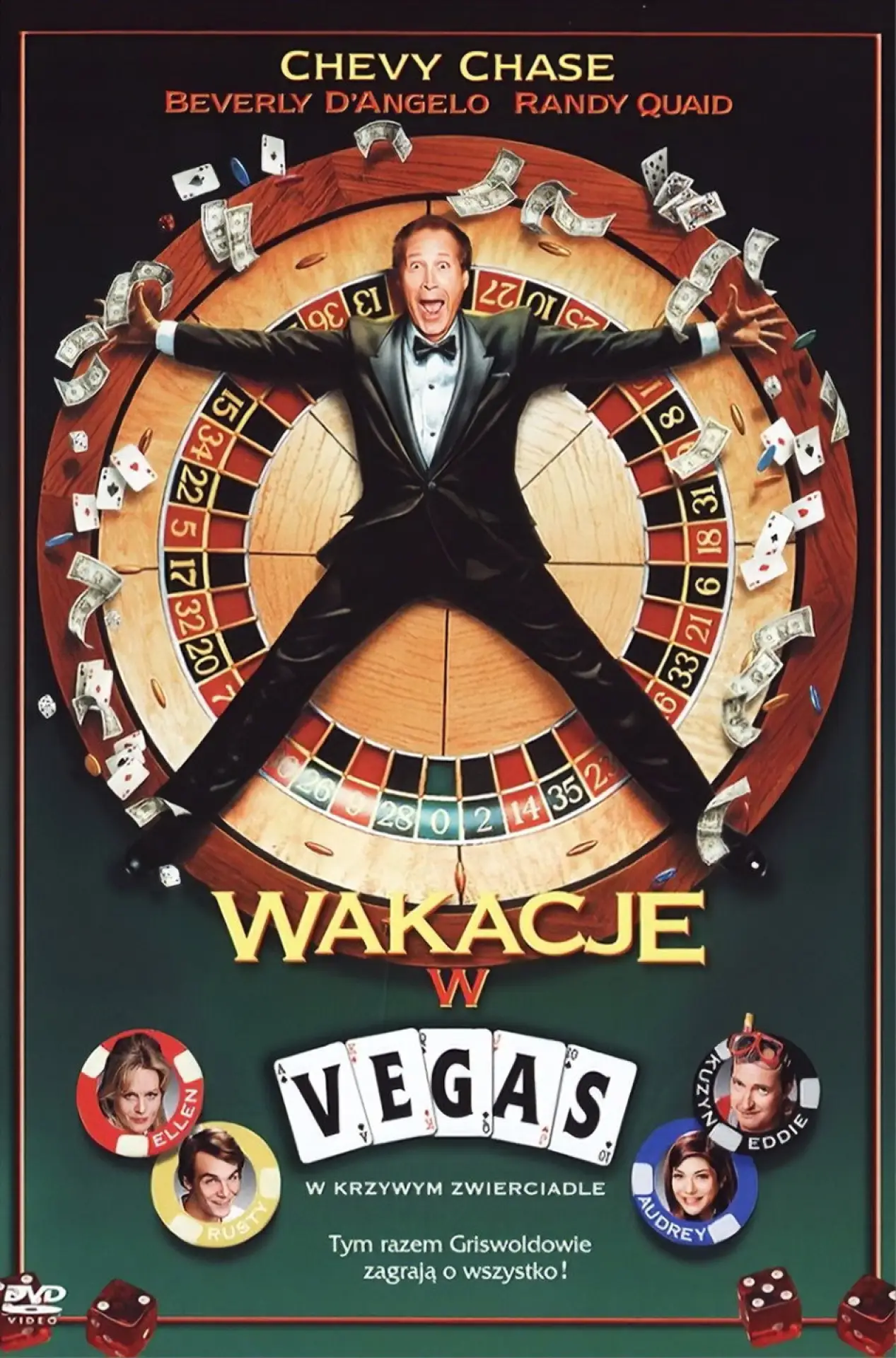 Plakat filmowy "W krzywym zwierciadle: Wakacje w Vegas"