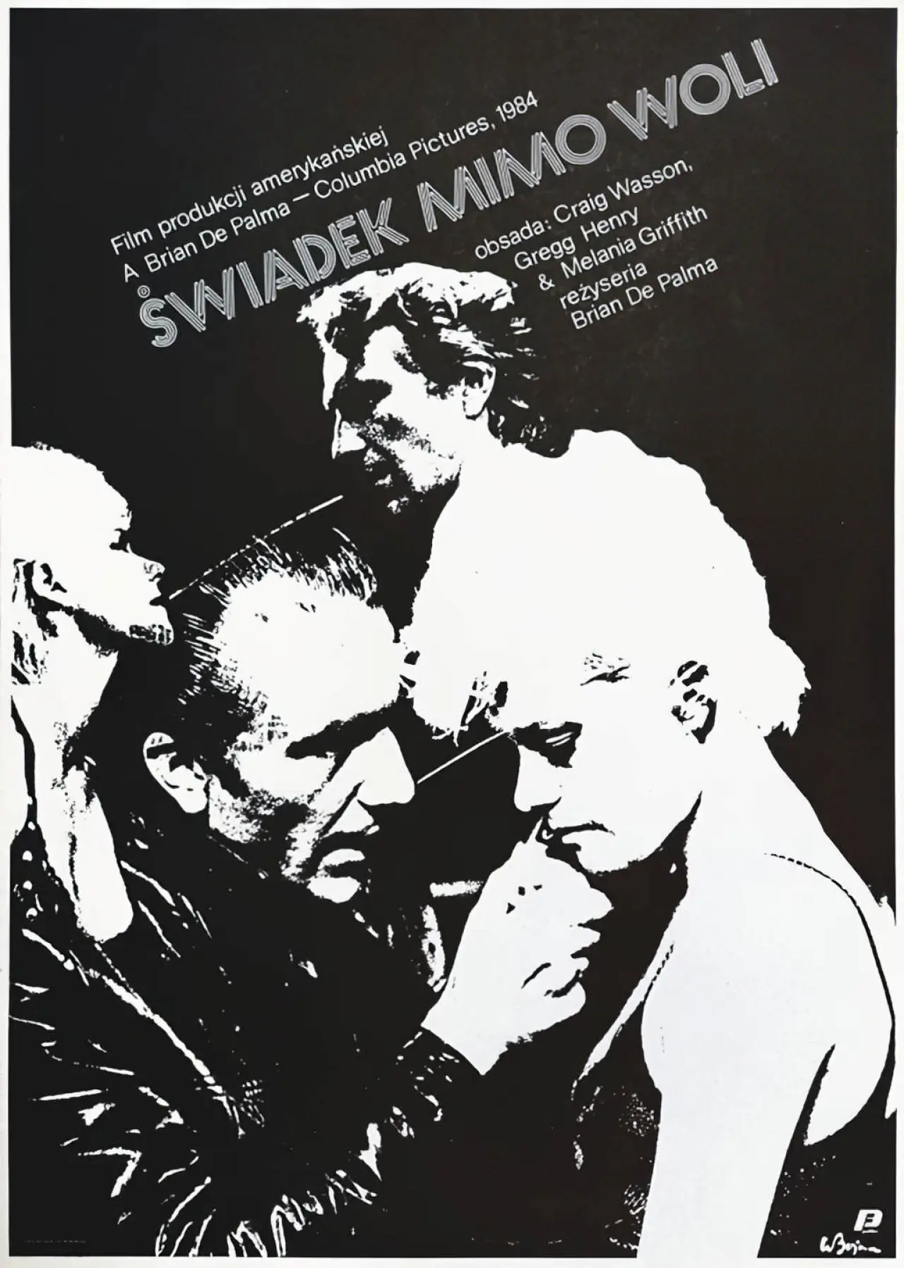 Plakat filmowy "Świadek mimo woli"