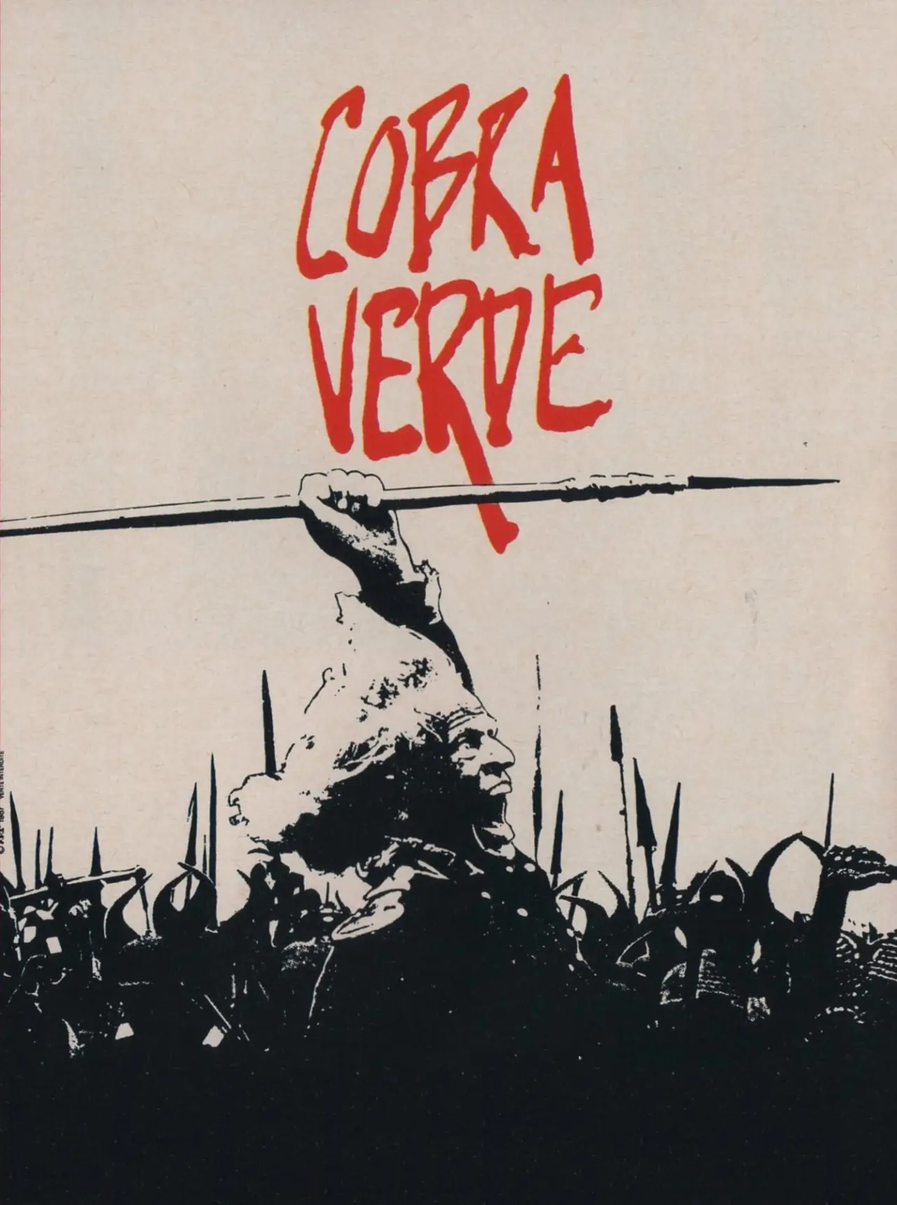 Plakat filmowy "Cobra Verde"