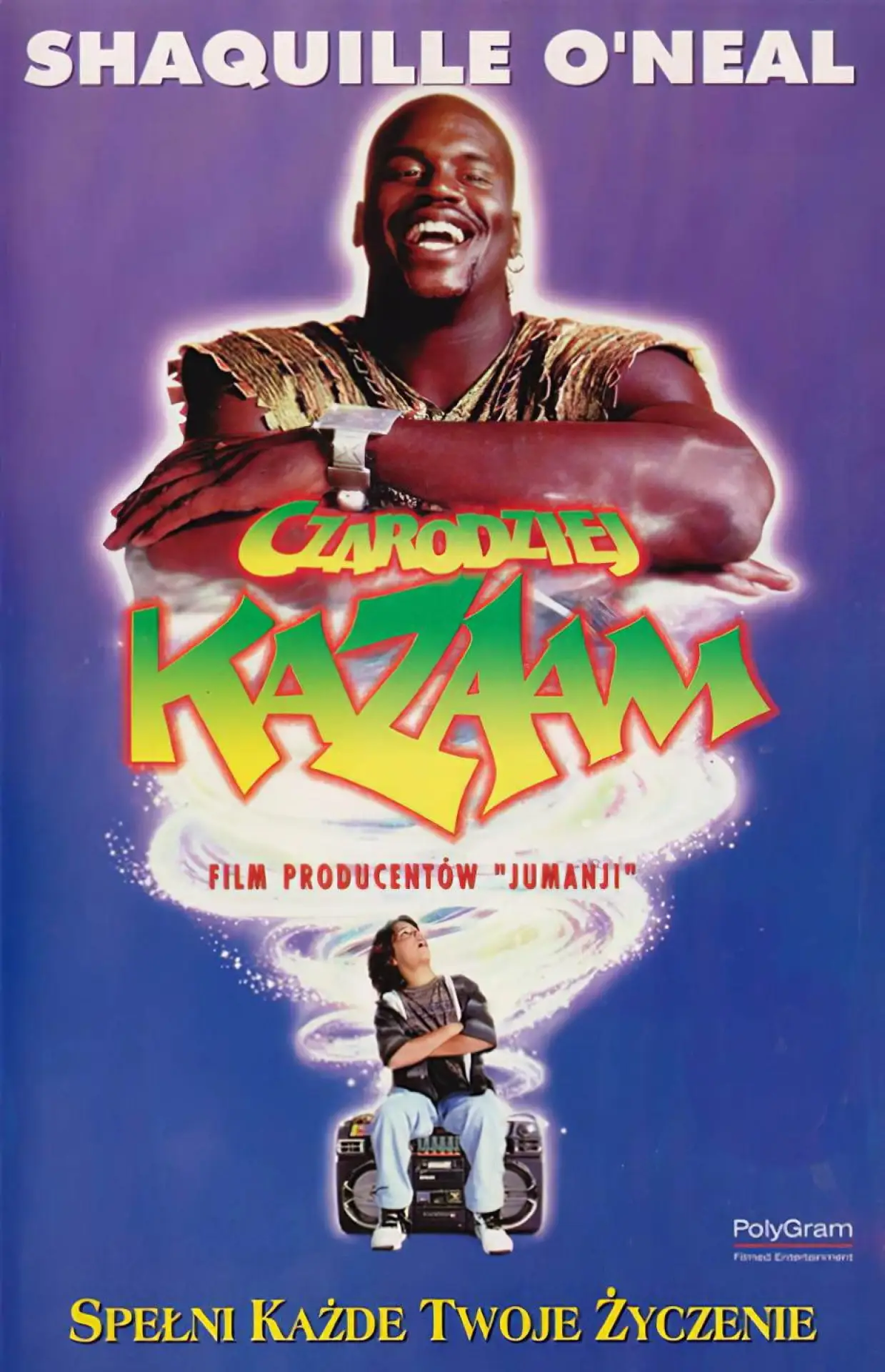 Plakat filmowy "Czarodziej Kazaam"