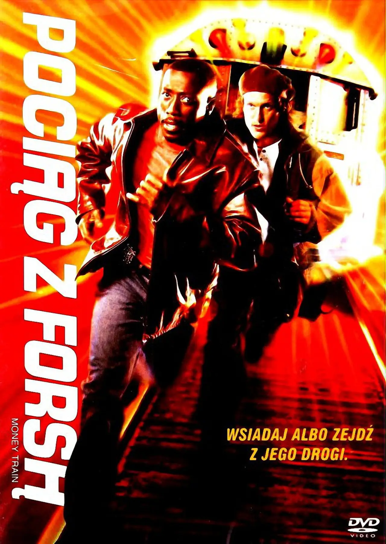 Plakat filmowy "Pociąg z forsą"