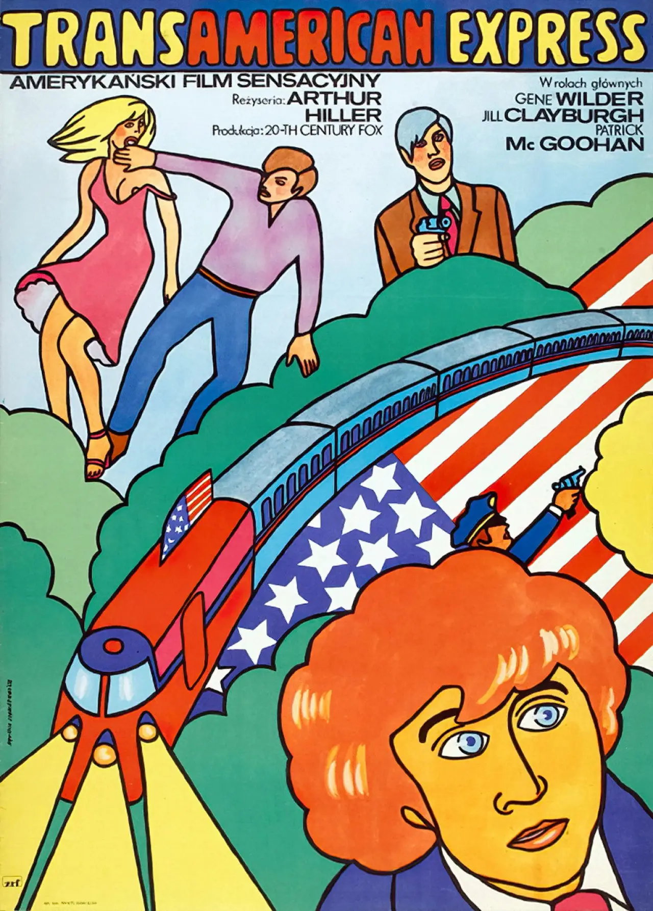 Plakat filmowy "Transamerican Express"