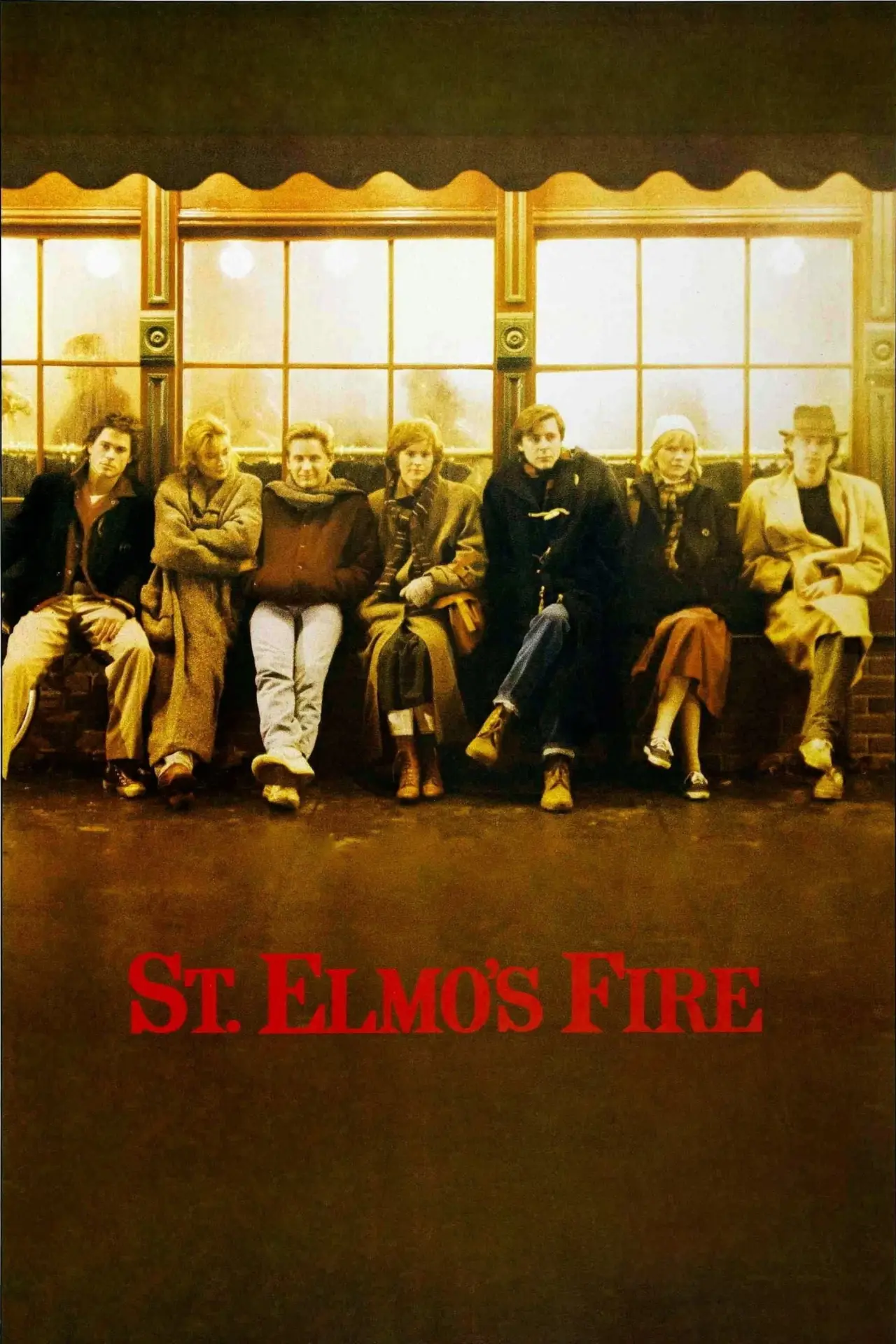 Plakat filmowy "Ognie św. Elma"