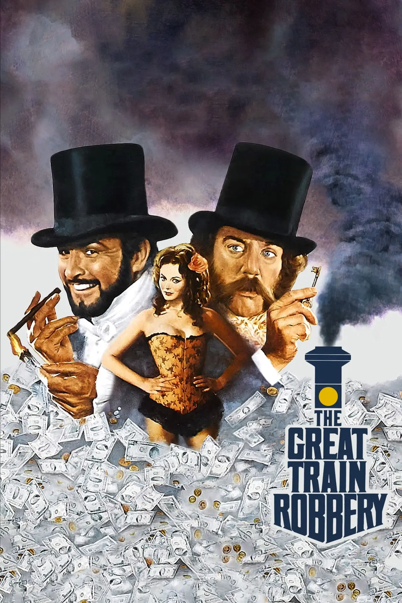 Plakat filmowy "Wielki Napad na Pociąg"