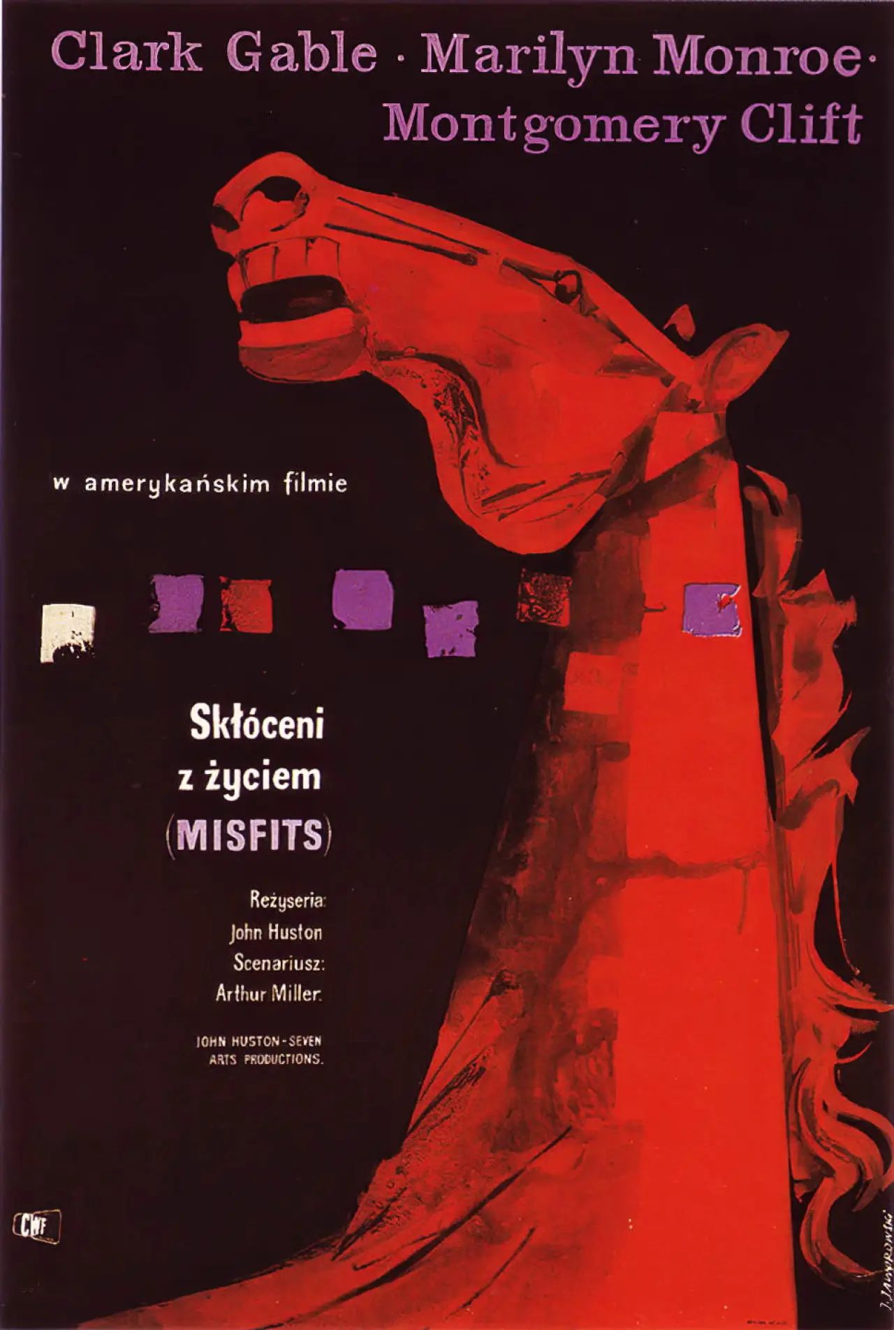 Plakat filmowy "Skłóceni z życiem"