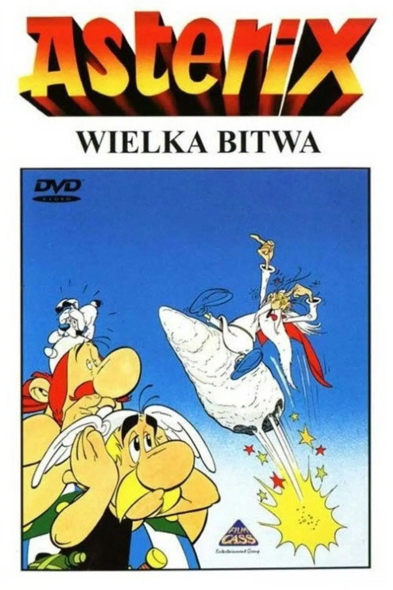 Plakat filmowy "Wielka bitwa Asteriksa"