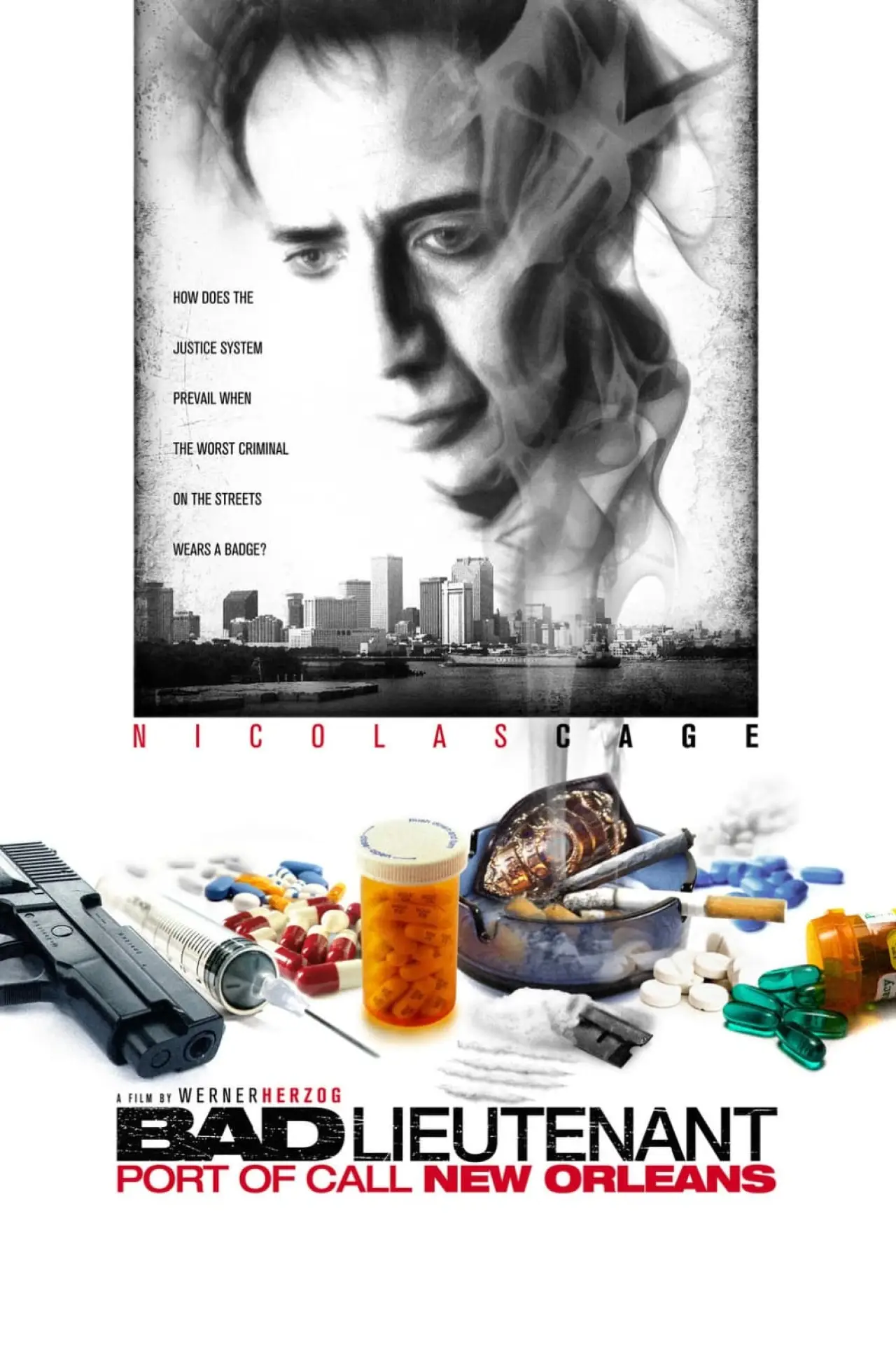 Plakat filmowy "Zły Porucznik"