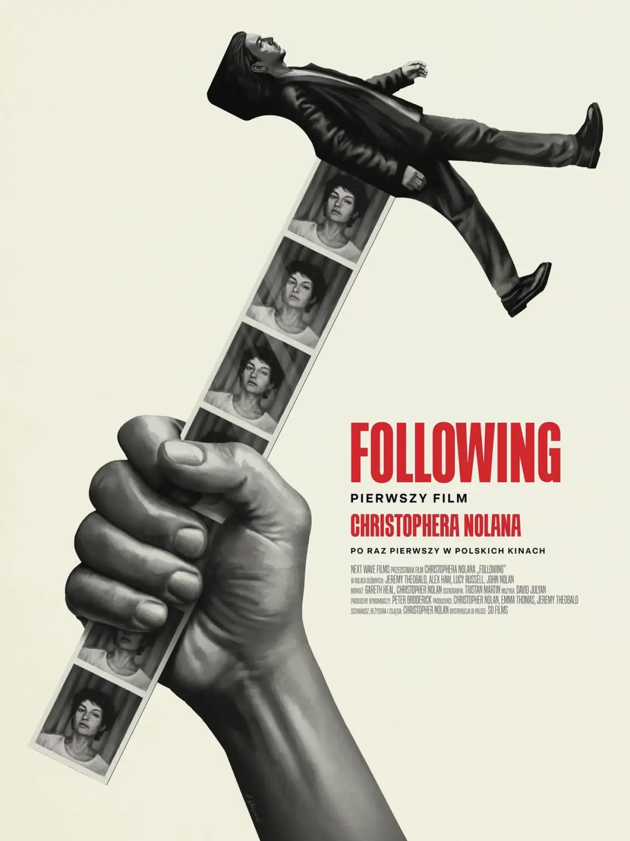Plakat filmowy "Śledząc"