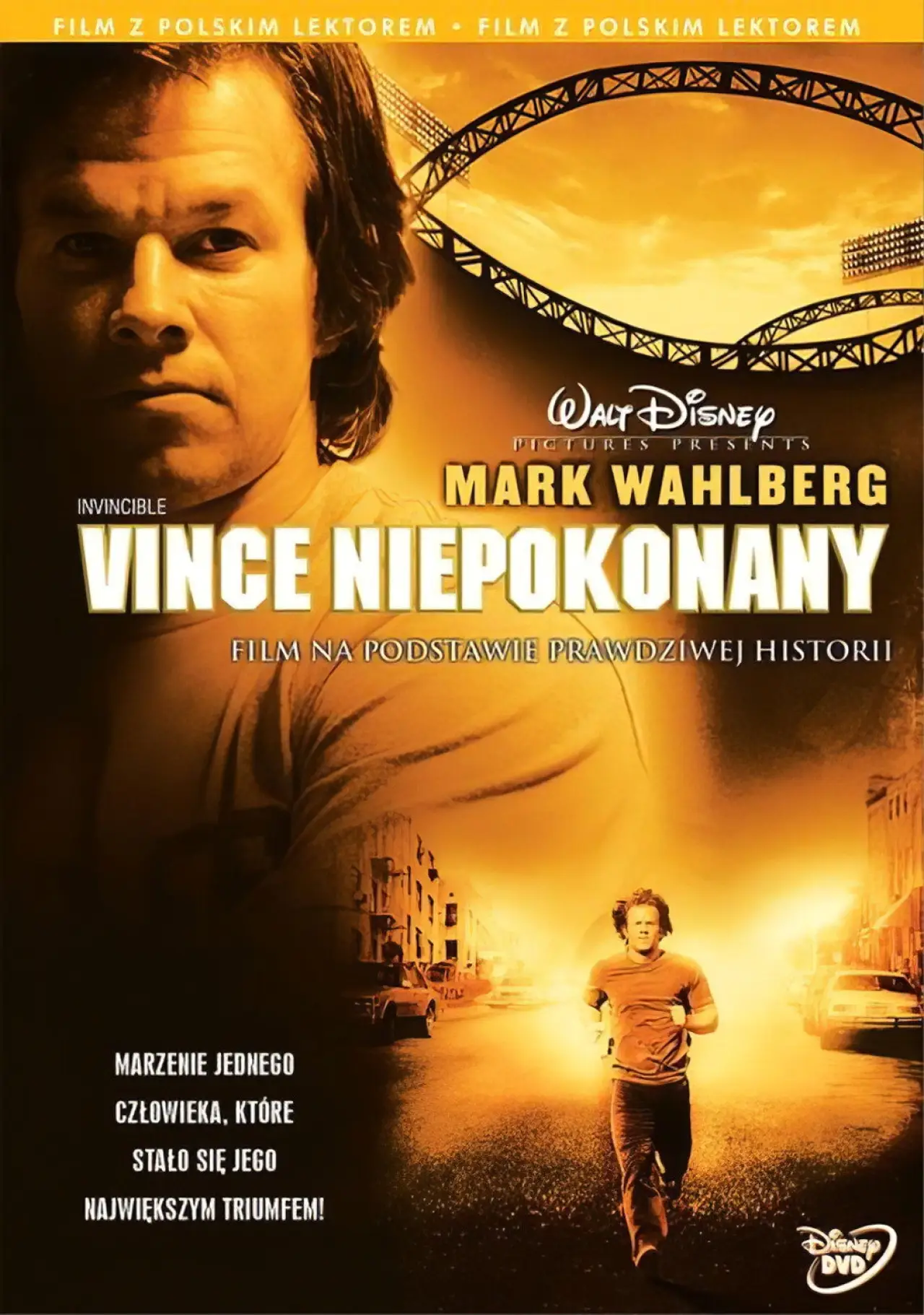 Plakat filmowy "Vince niepokonany"