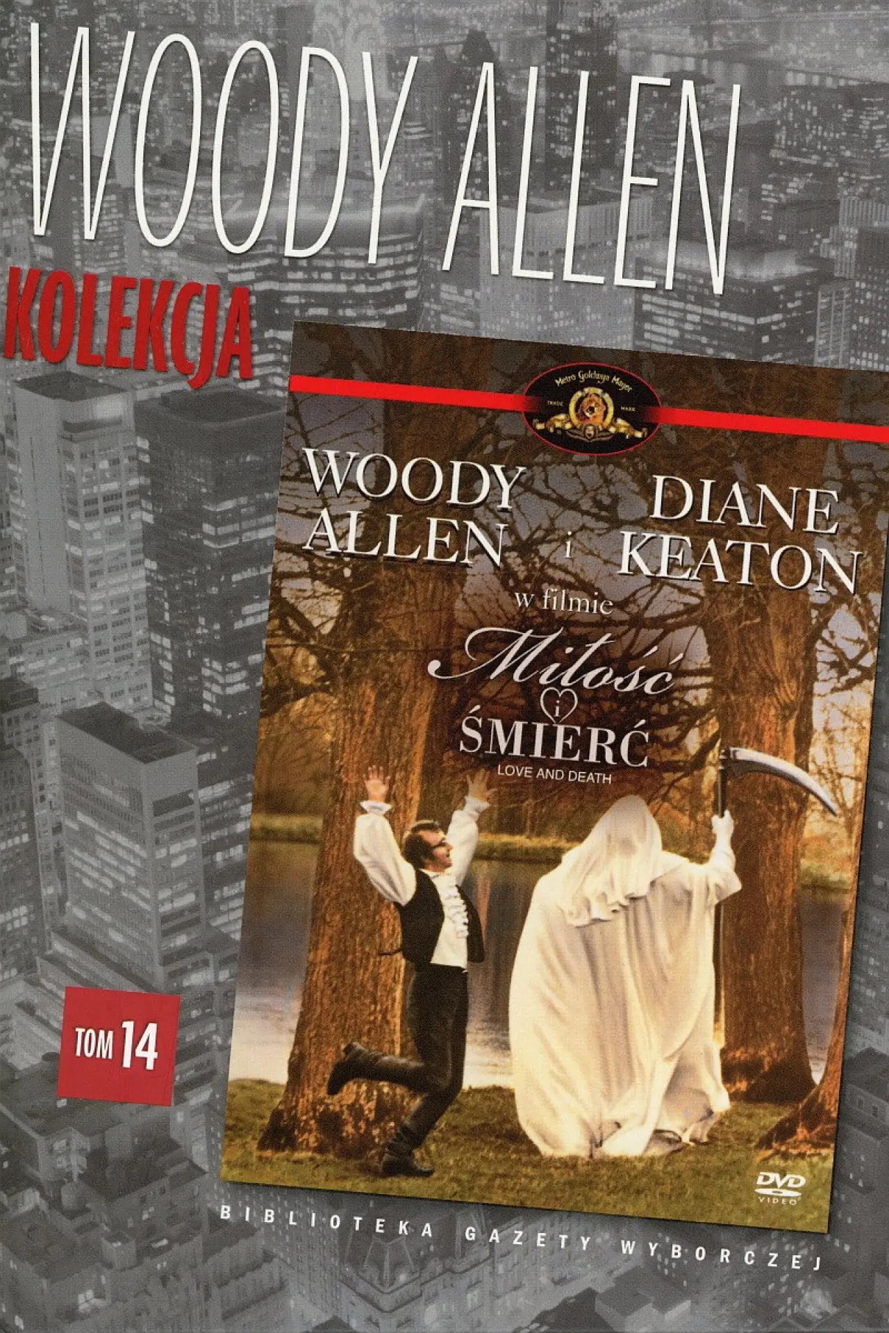 Plakat filmowy "Miłość i śmierć"
