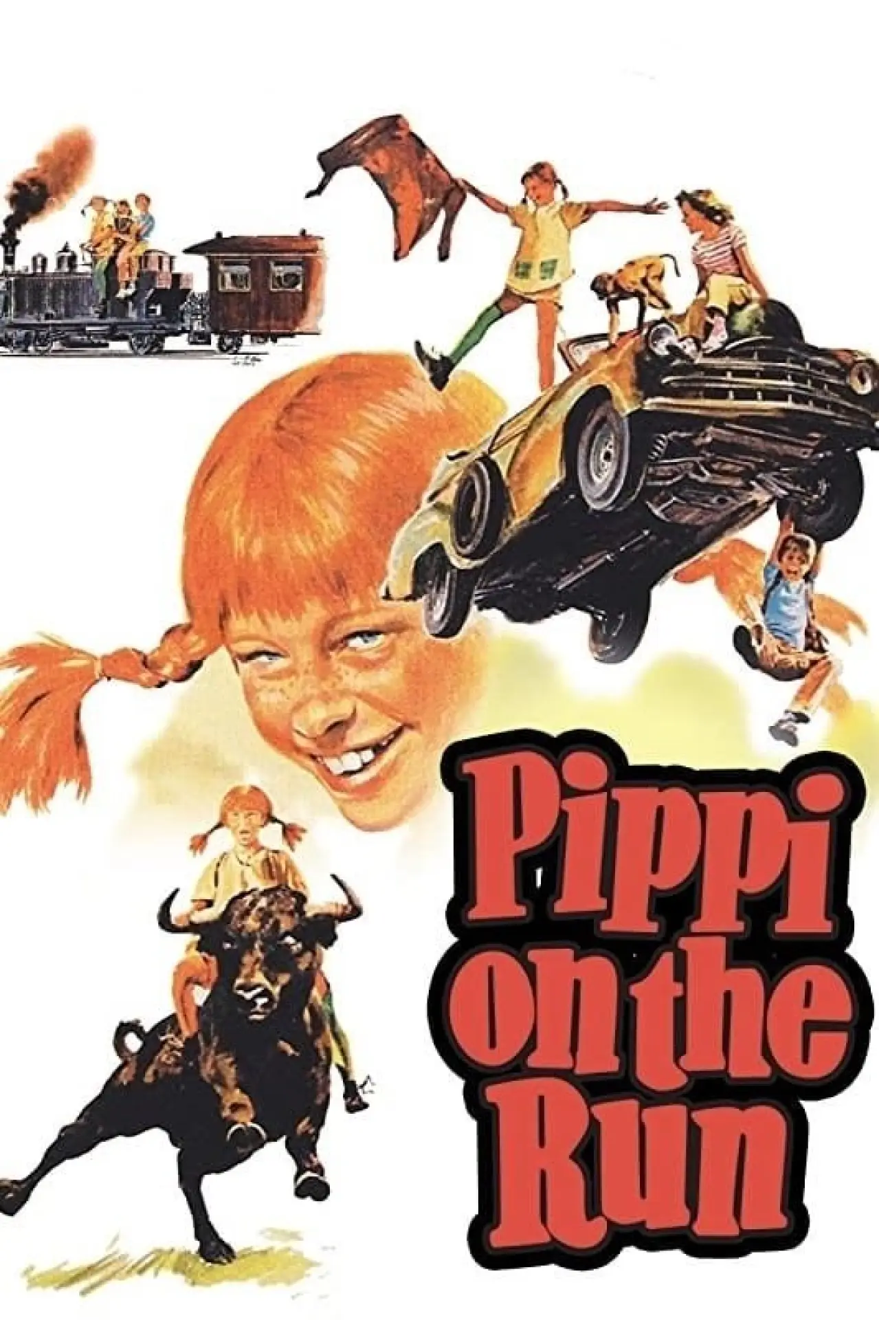 Plakat filmowy "Pippi Langstrumpf - Ucieczka Pippi"