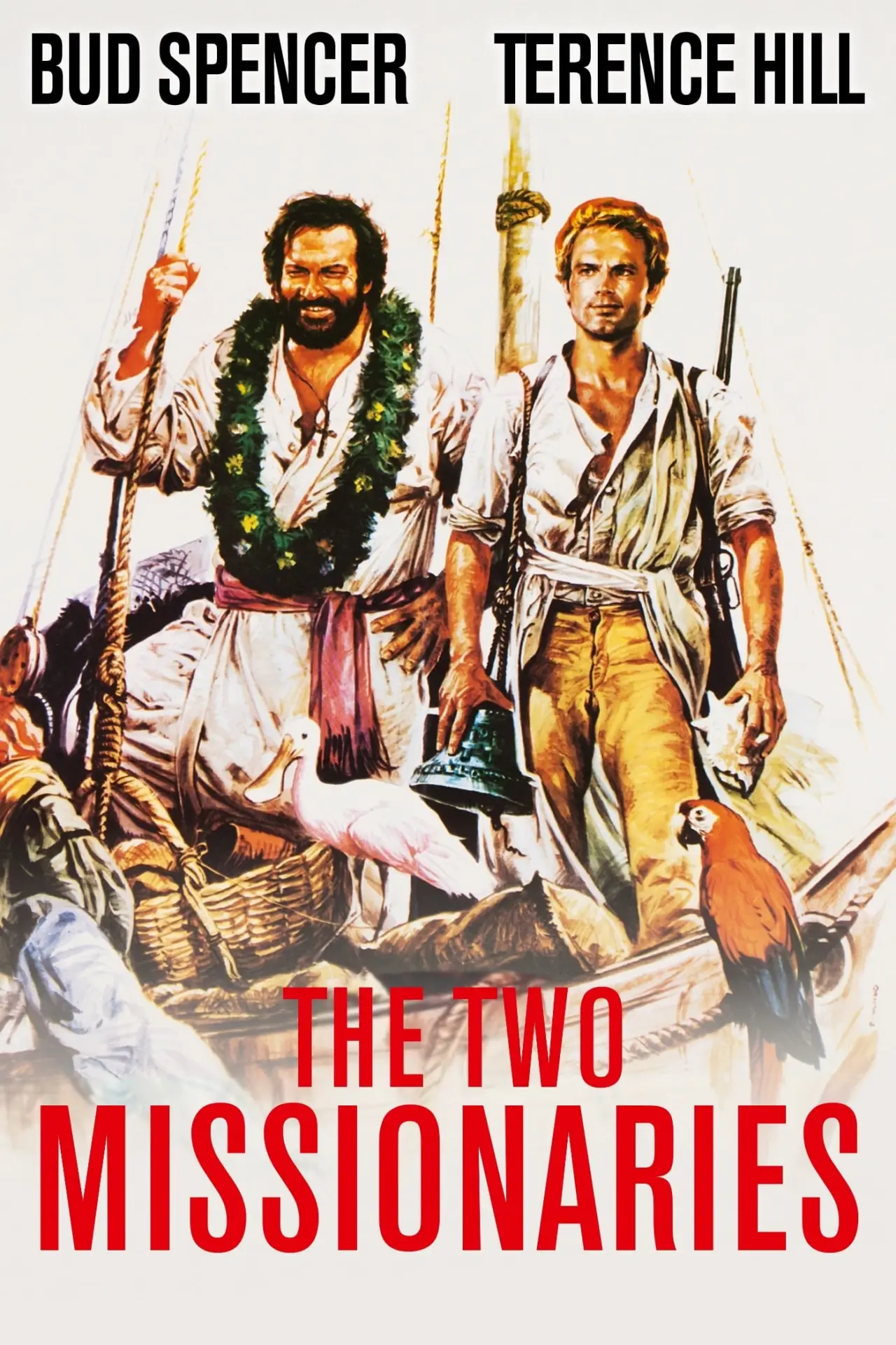 Plakat filmowy "Dwóch misjonarzy"