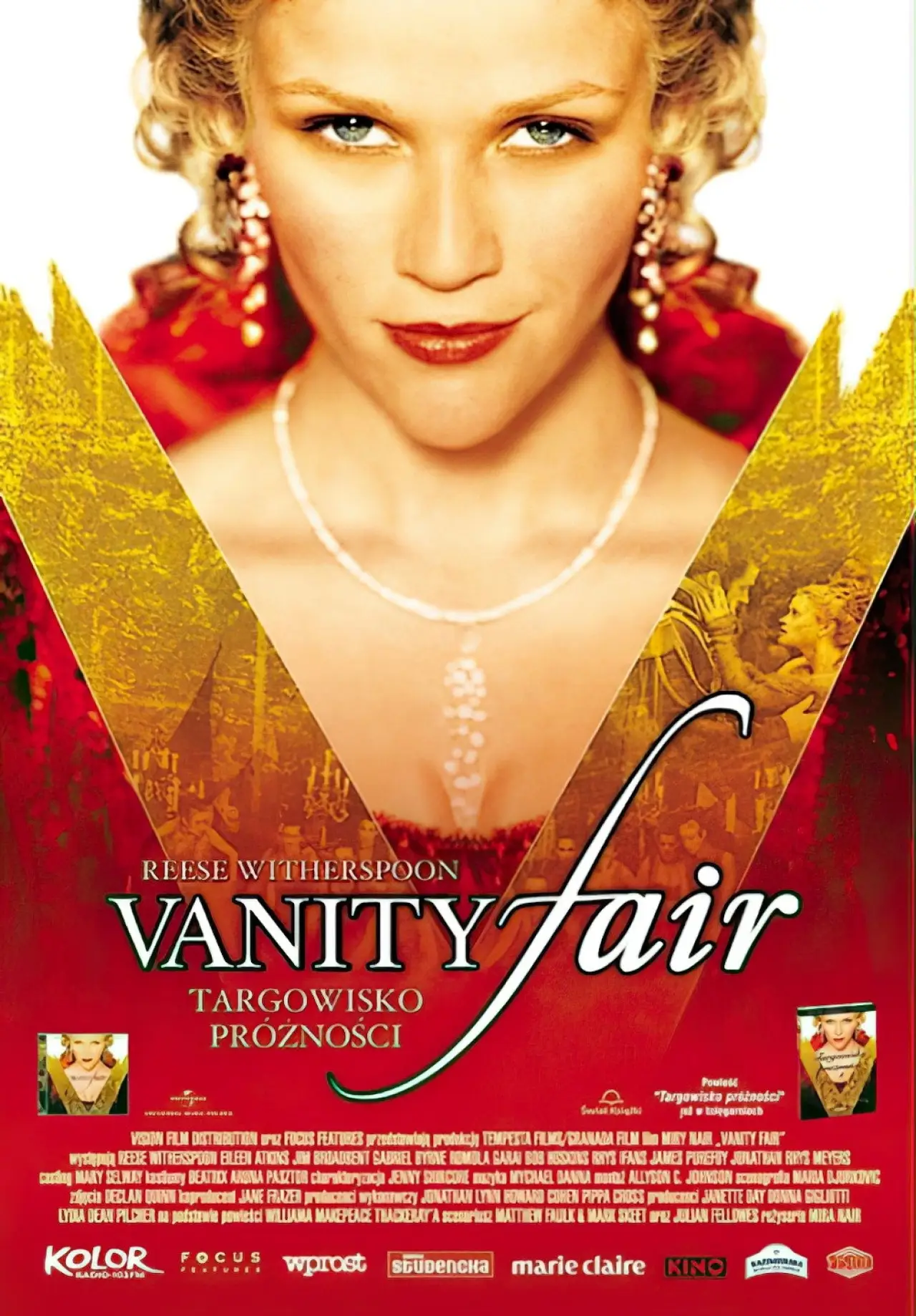 Plakat filmowy "Targowisko próżności"