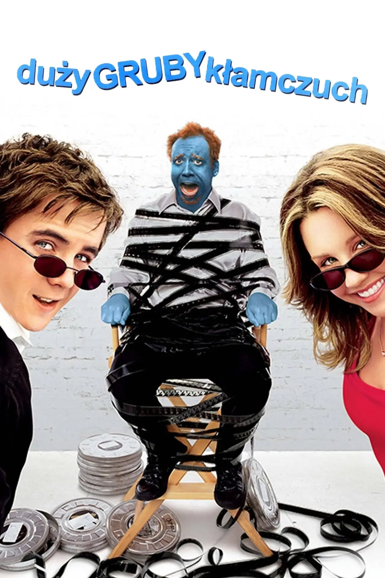 Plakat filmowy "Duży, gruby kłamczuch"