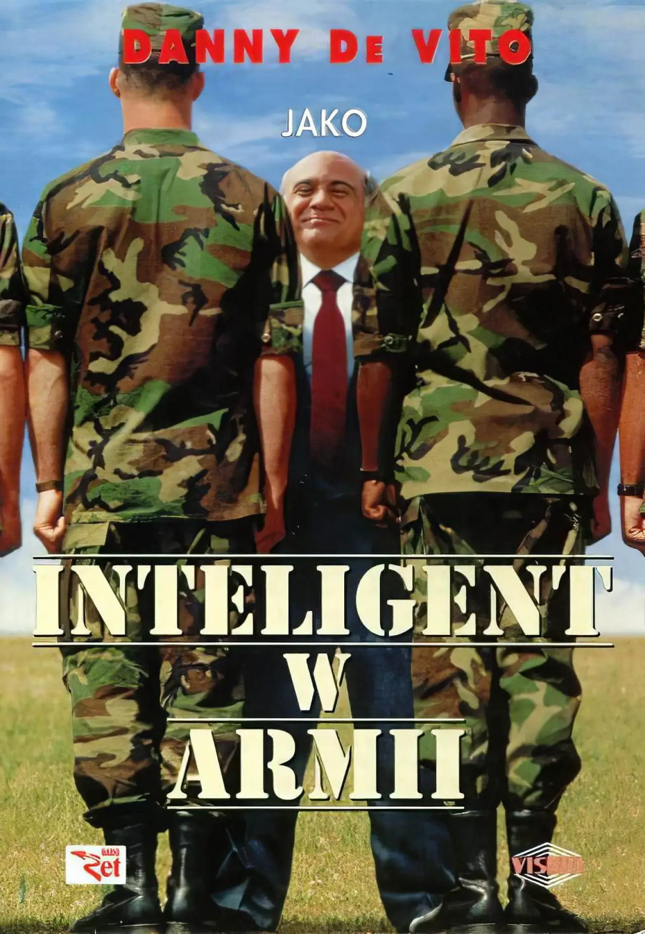 Plakat filmowy "Inteligent w armii"