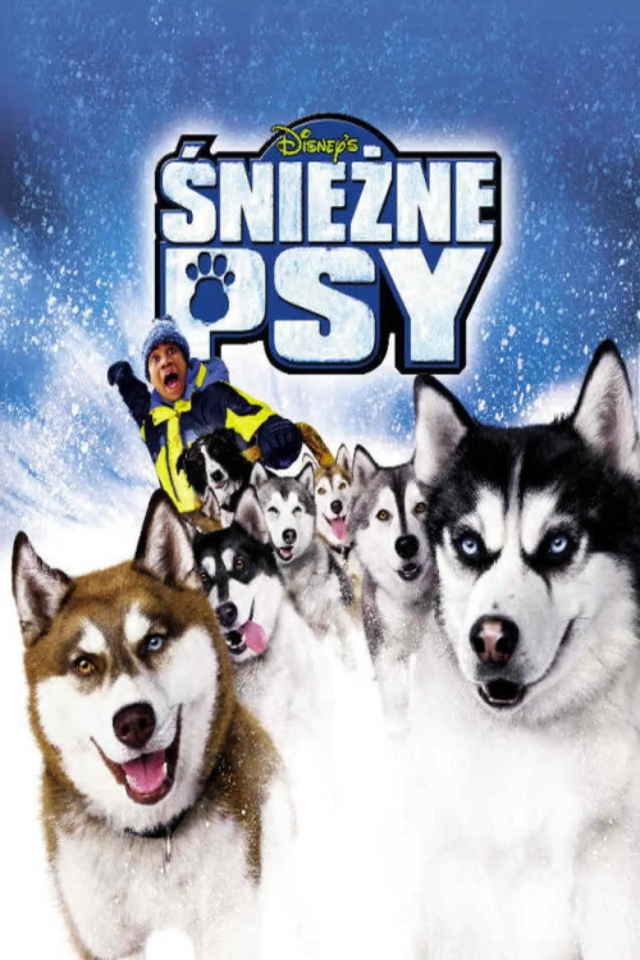 Plakat filmowy "Śnieżne Psy"