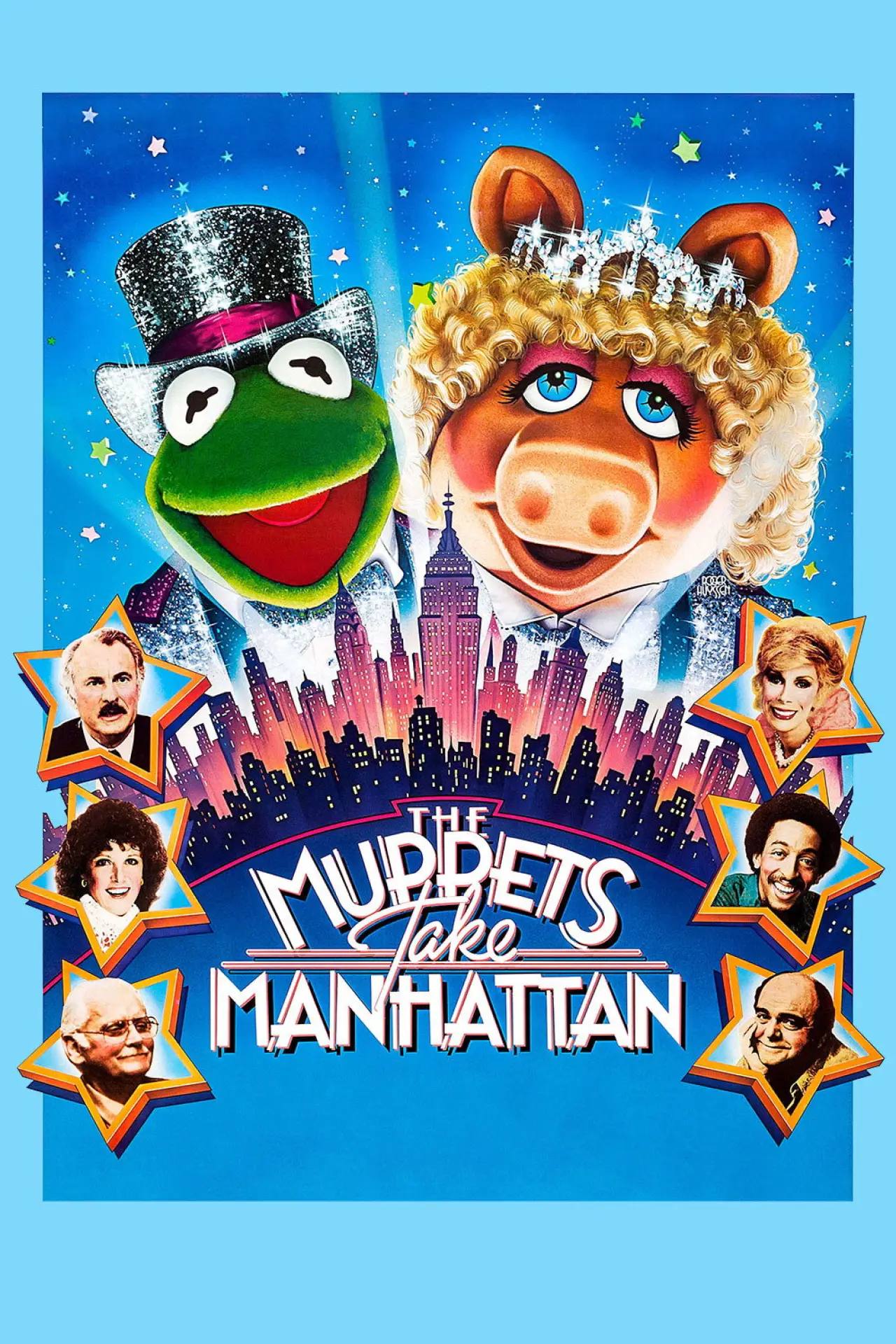 Plakat filmowy "The Muppets Take Manhattan"