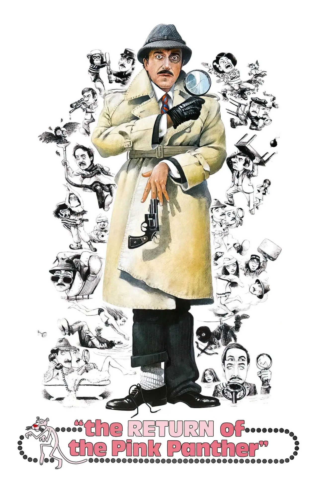 Plakat filmowy "Powrót Różowej Pantery"