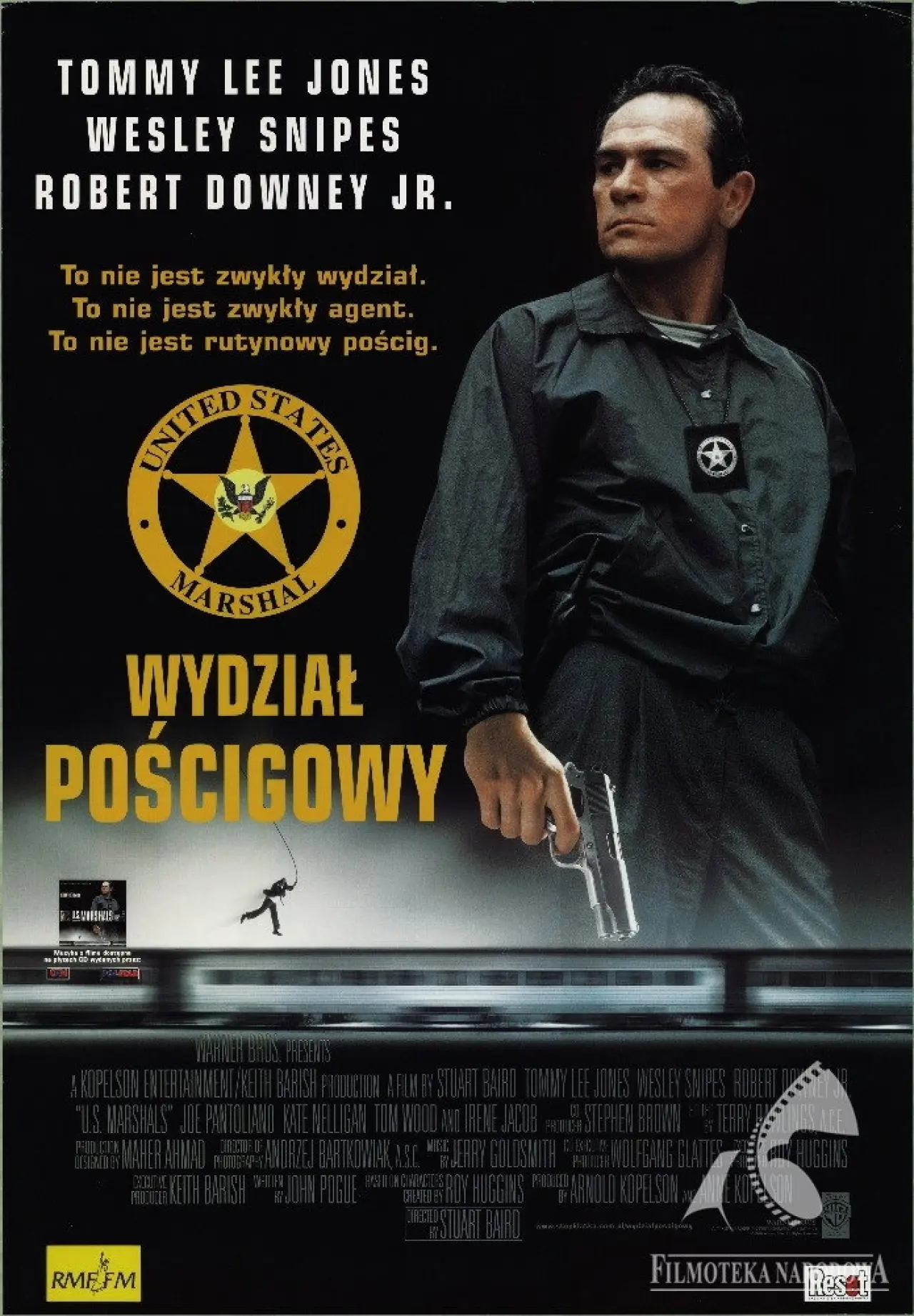 Plakat filmowy "Wydział Pościgowy"