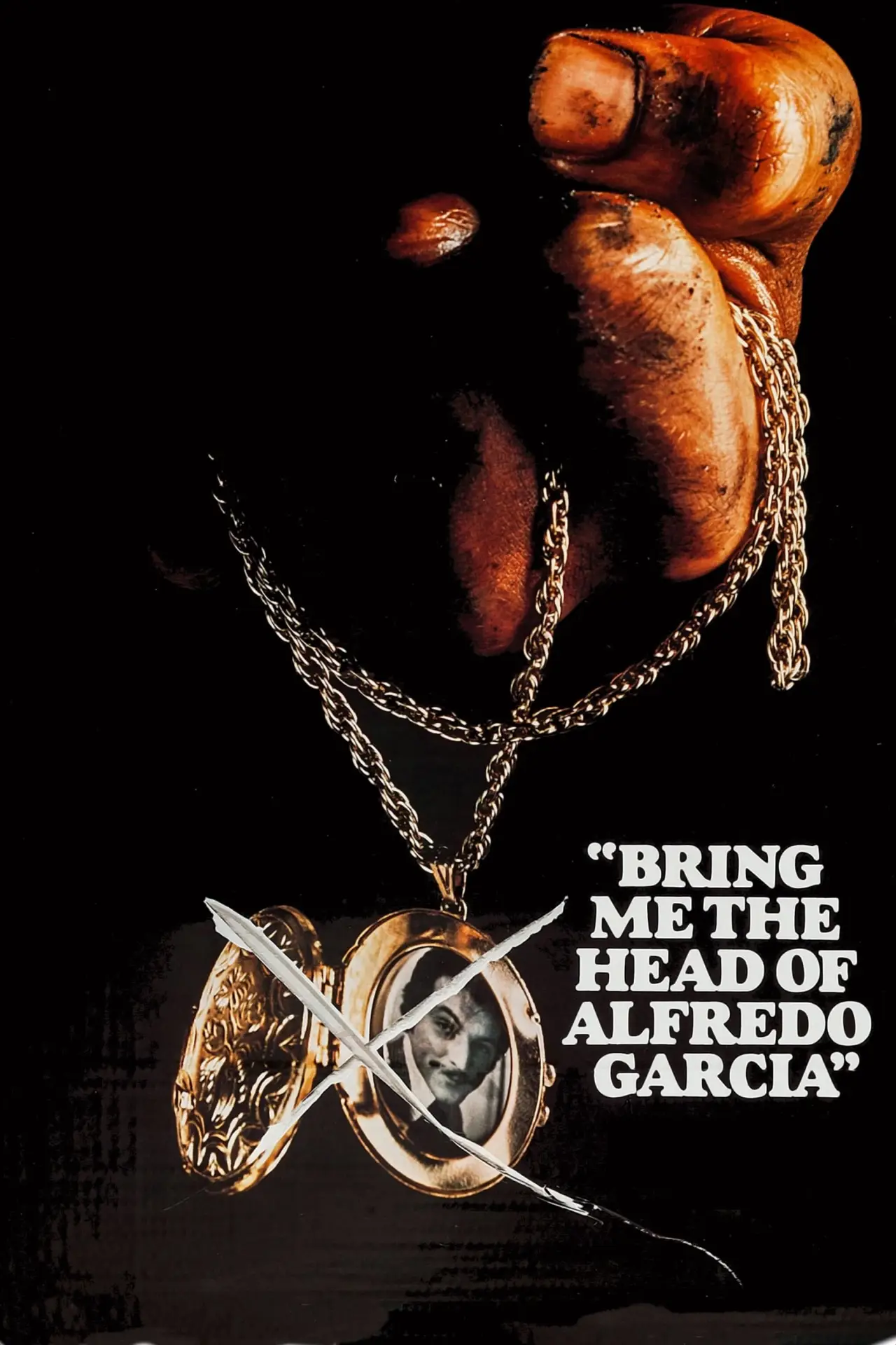 Plakat filmowy "Dajcie mi głowę Alfredo Garcii"