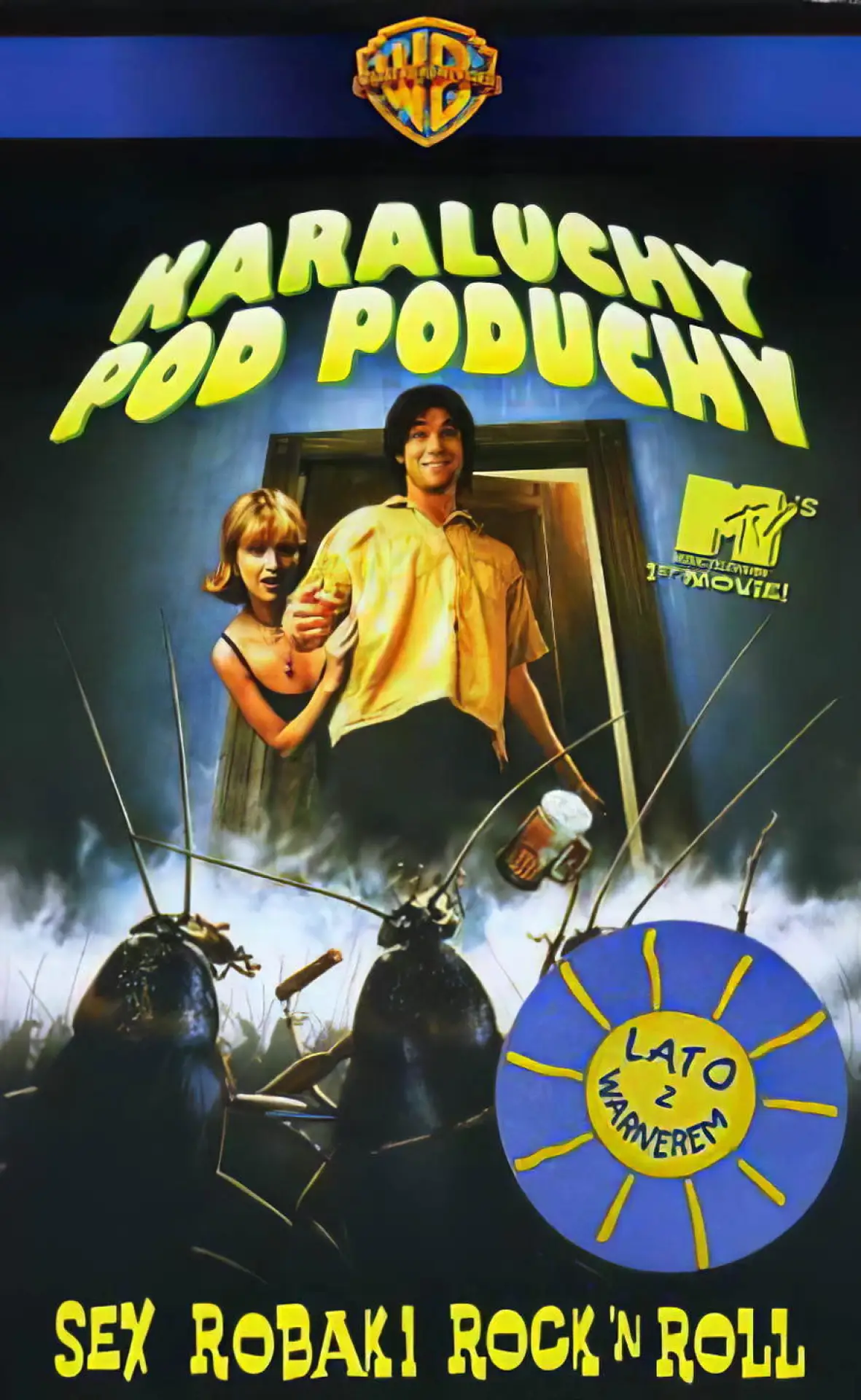 Plakat filmowy "Karaluchy pod poduchy"