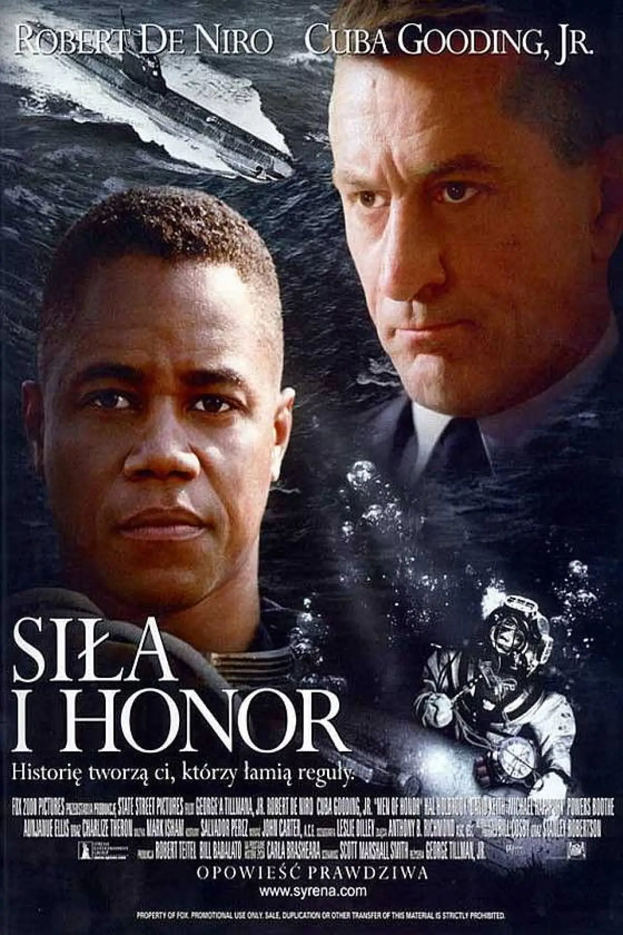 Plakat filmowy "Siła i Honor"