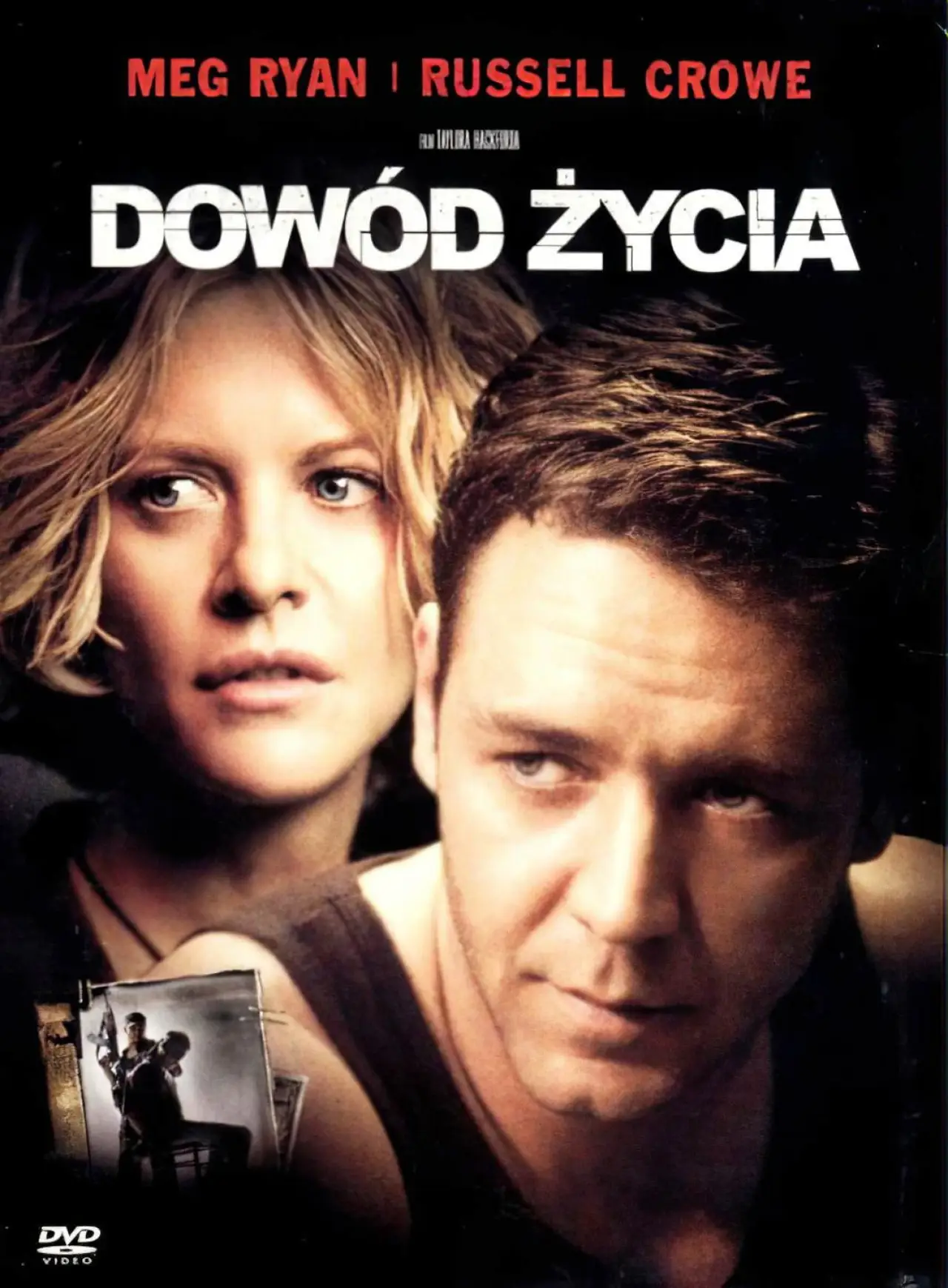 Plakat filmowy "Dowód życia"