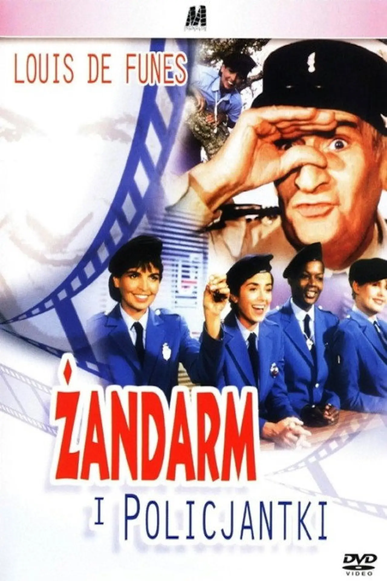 Plakat filmowy "Żandarm i policjantki"