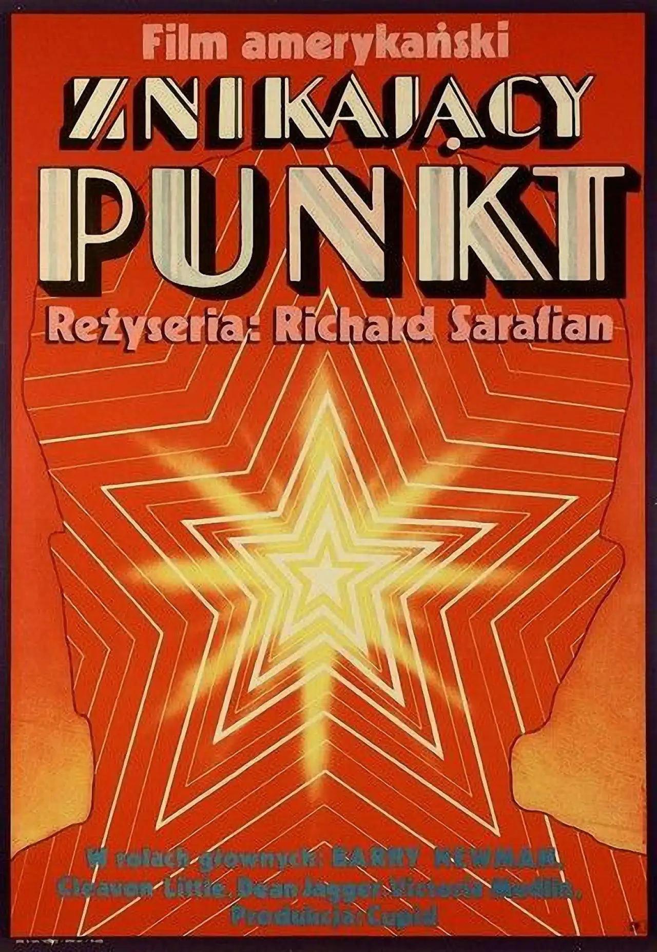 Plakat filmowy "Znikający punkt"