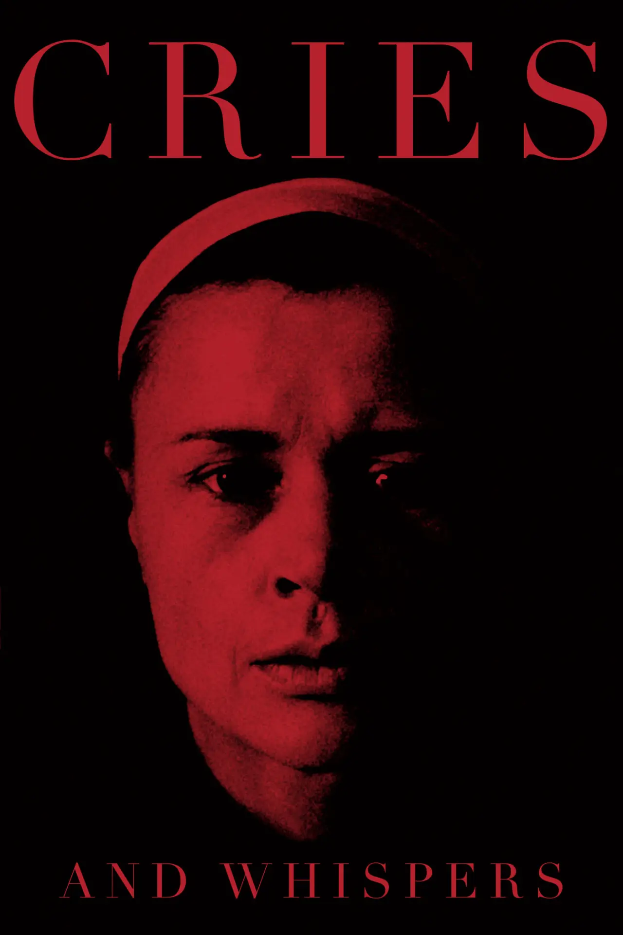 Plakat filmowy "Szepty i krzyki"