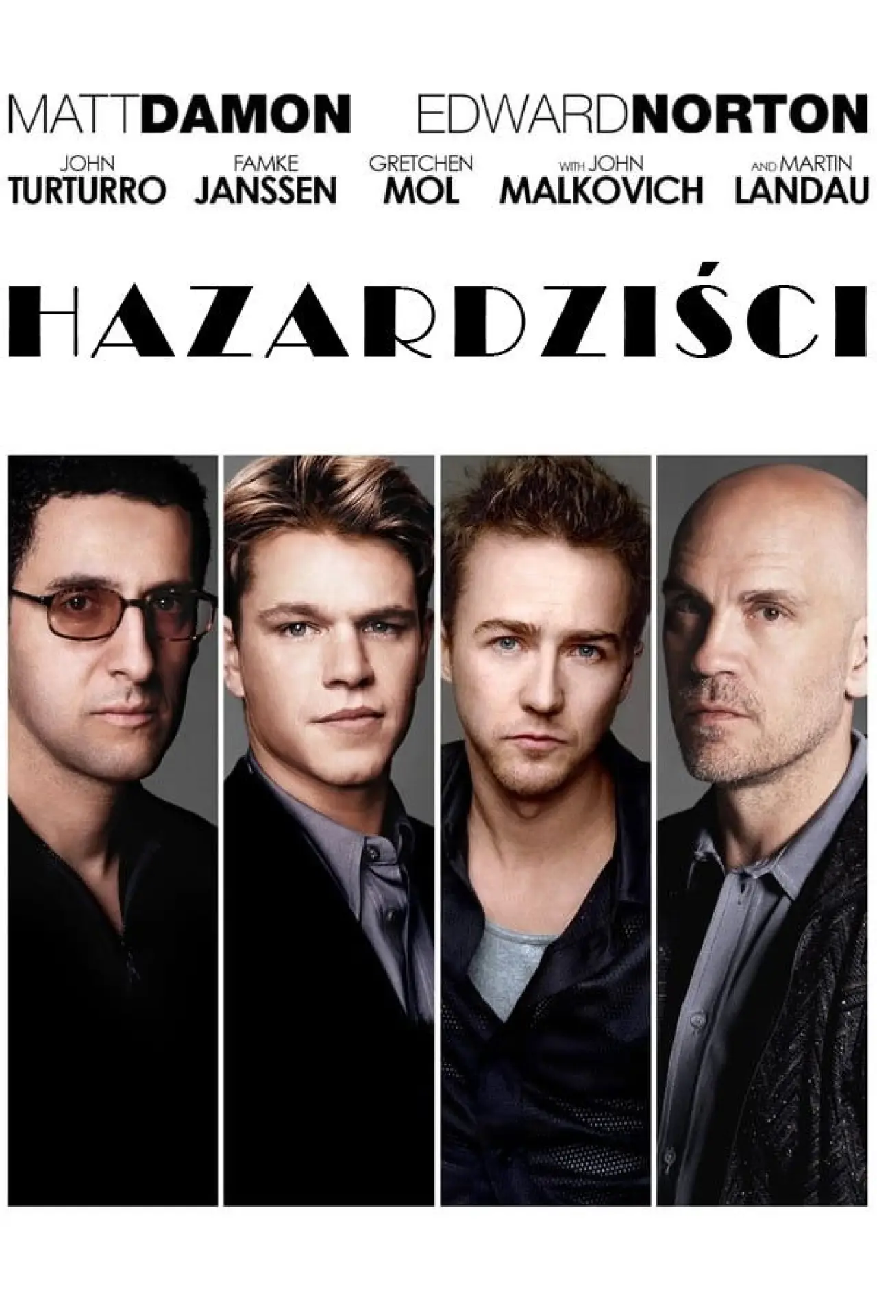 Plakat filmowy "Hazardziści"
