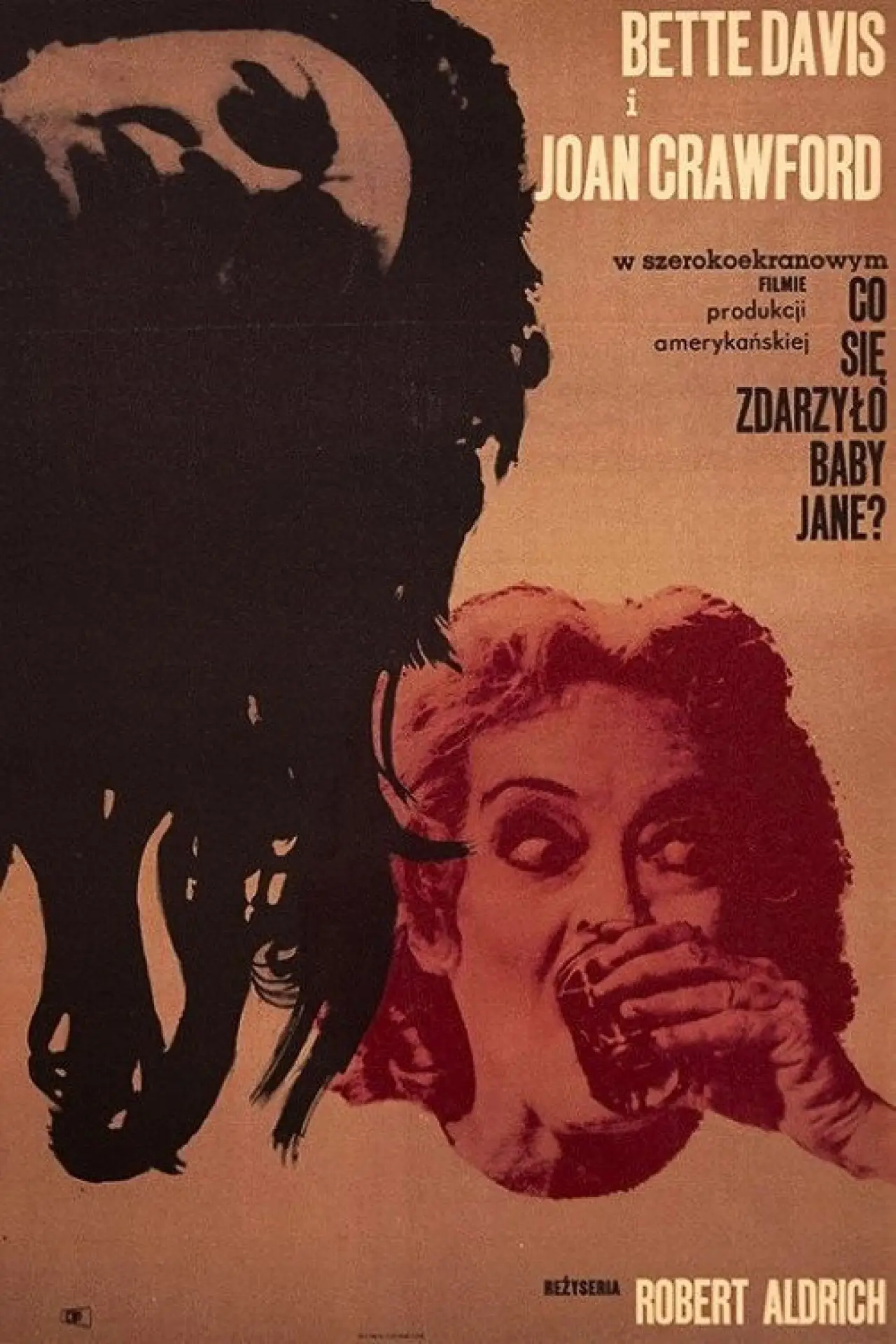 Plakat filmowy "Co się Zdarzyło Baby Jane?"