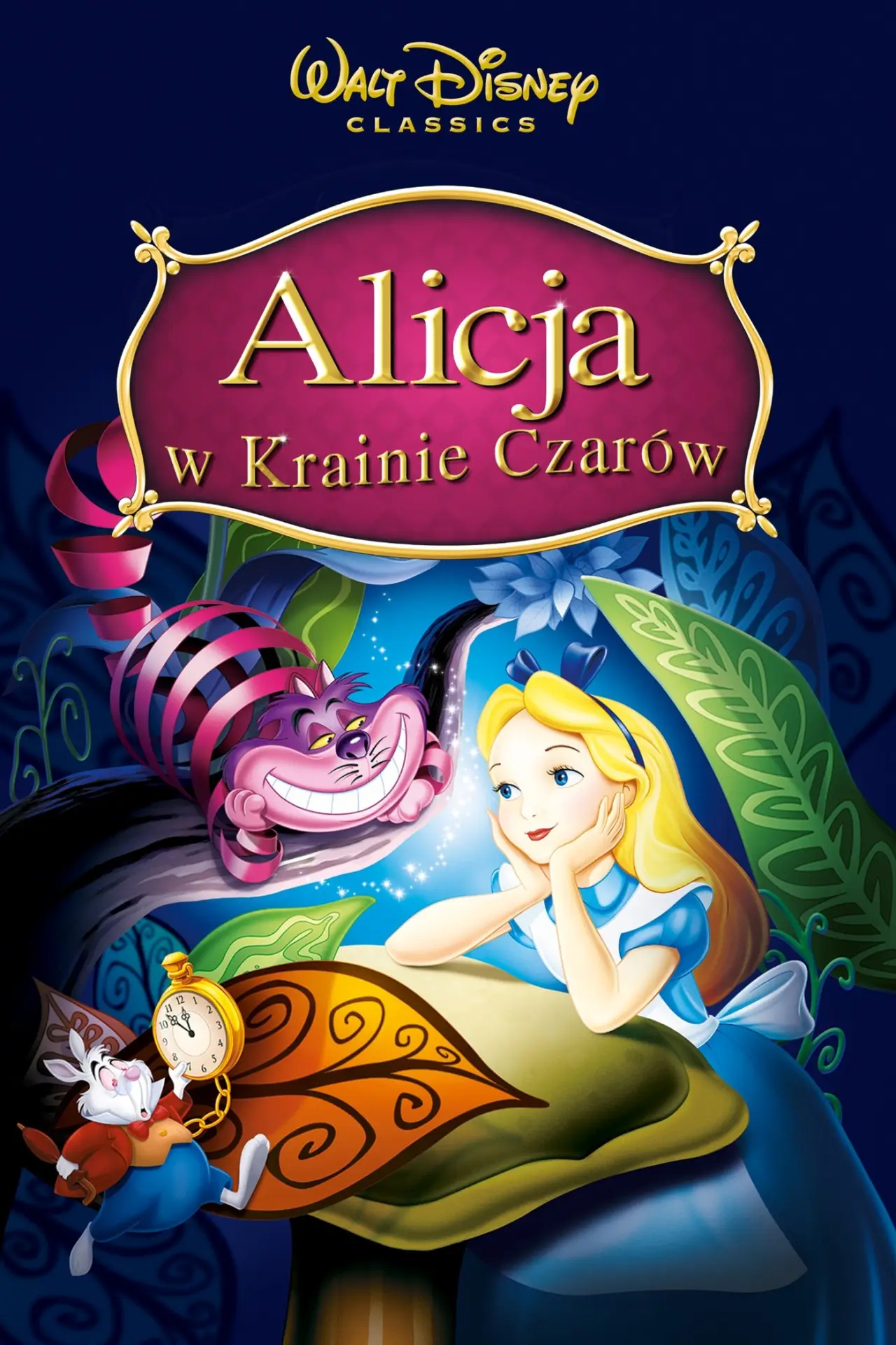Plakat filmowy "Alicja w Krainie Czarów"