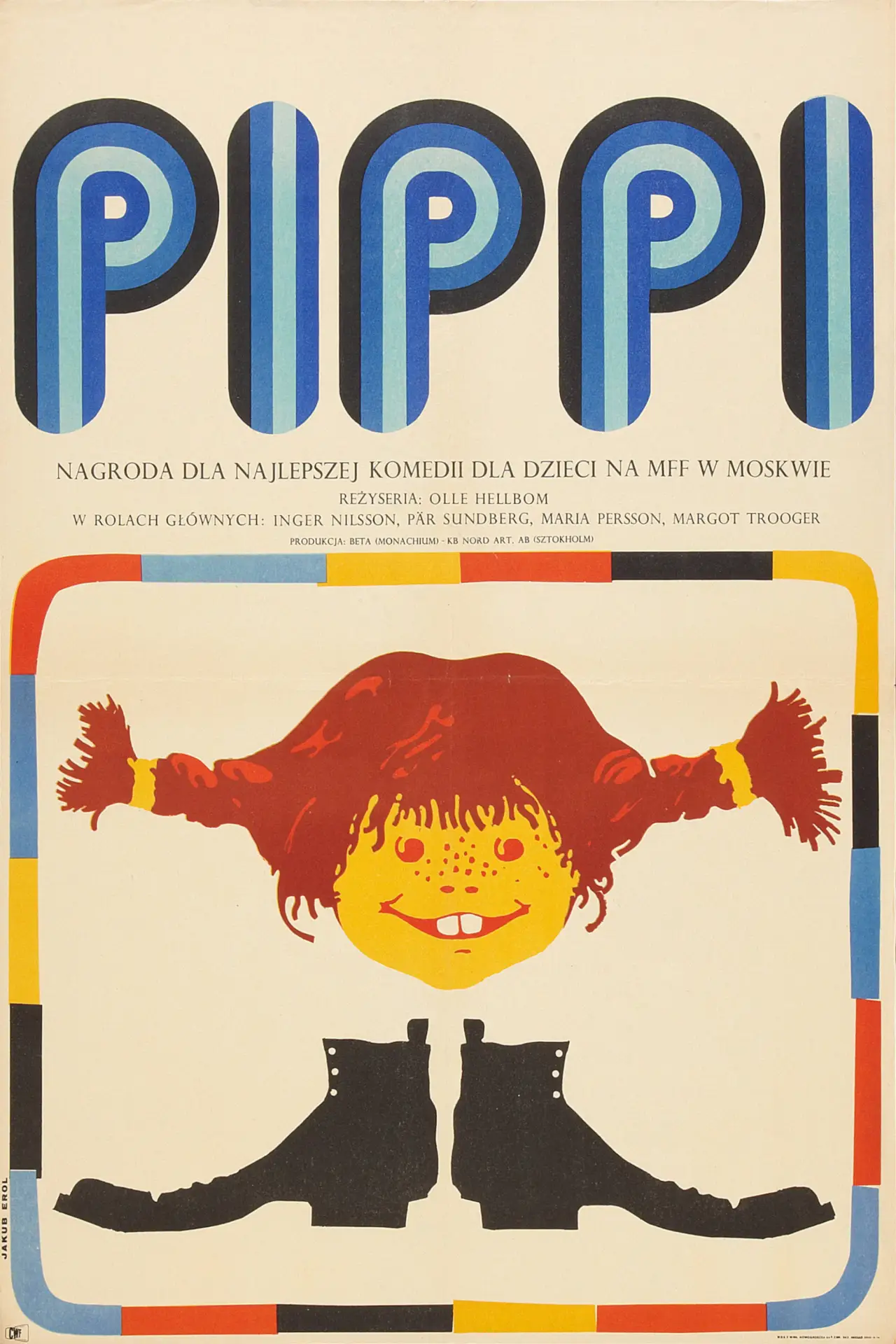 Plakat filmowy "Pippi Långstrump"