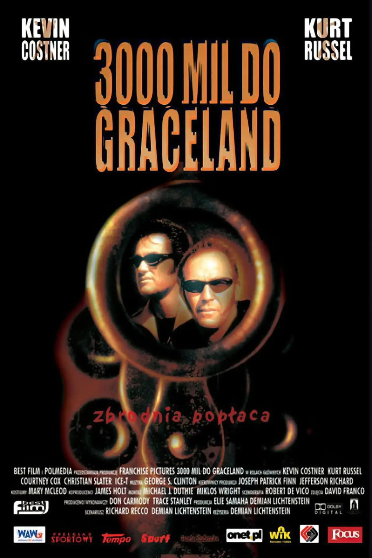 Plakat filmowy "3000 mil do Graceland"