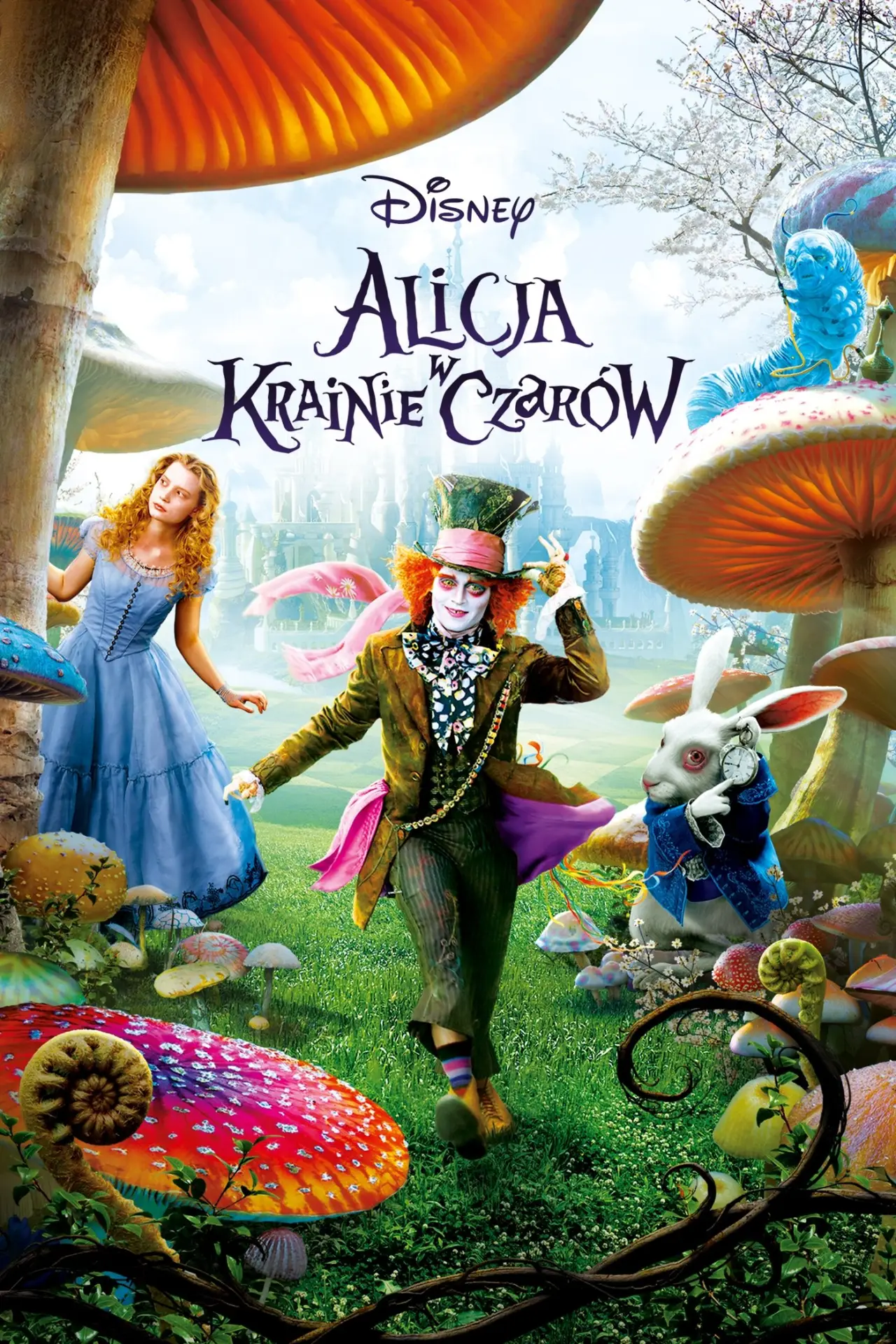Plakat filmowy "Alicja w Krainie Czarów"