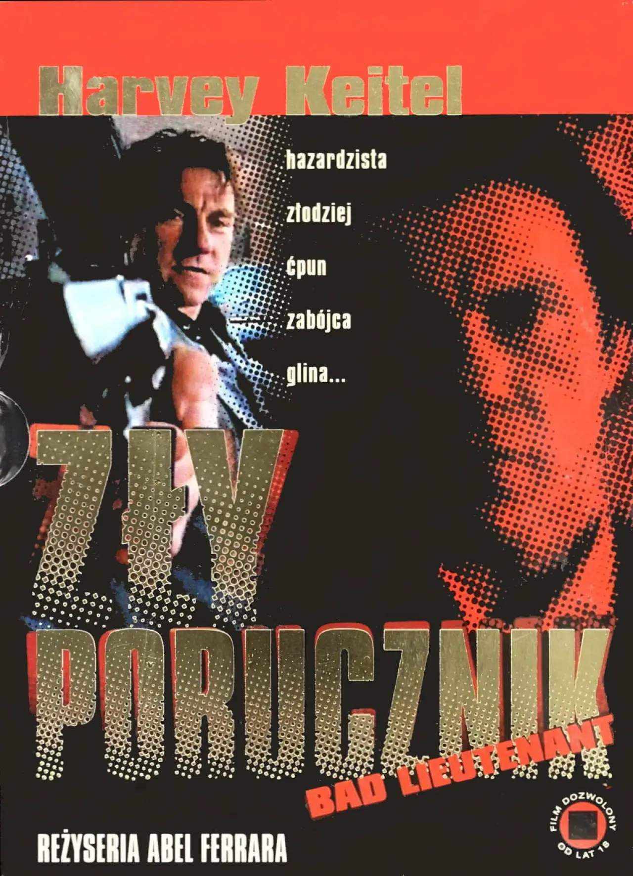 Plakat filmowy "Zły Porucznik"
