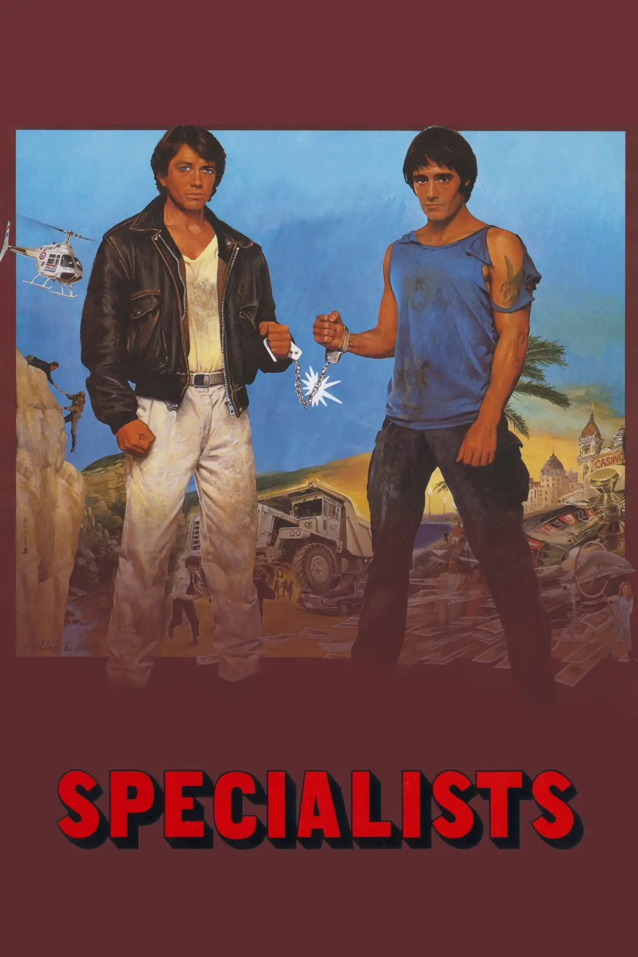 Plakat filmowy "Les Spécialistes"